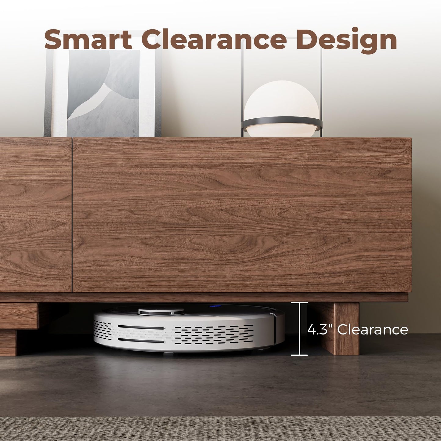 Etelifrank Extendable TV Stand for 65-100 Inches TVs – Walnut Entertainment Console with 3 Drawers & 1 Storage Compartment, Adjustable Length 68.5''-98.4'' (Walnut, 68.5''-98.4'')