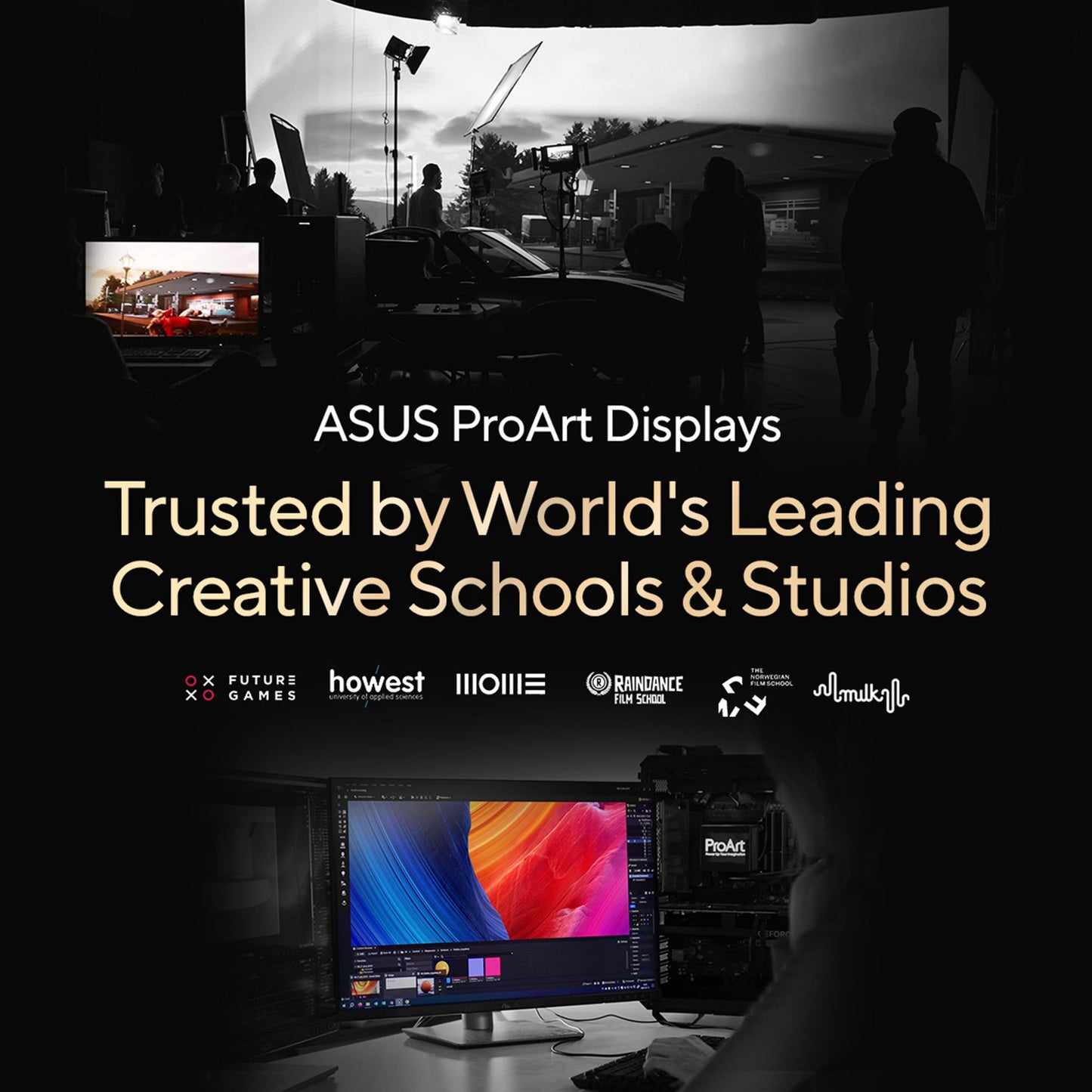 ASUS ProArt Display 32” 4K HDR Professional Monitor (PA32UCE) – UHD (3840 x 2160), IPS, 600 nits, 98% DCI-P3, ΔE<1, Built-in Motorized Colorimeter, USB-C PD 96W, Calman Ready, 3 yr Warranty