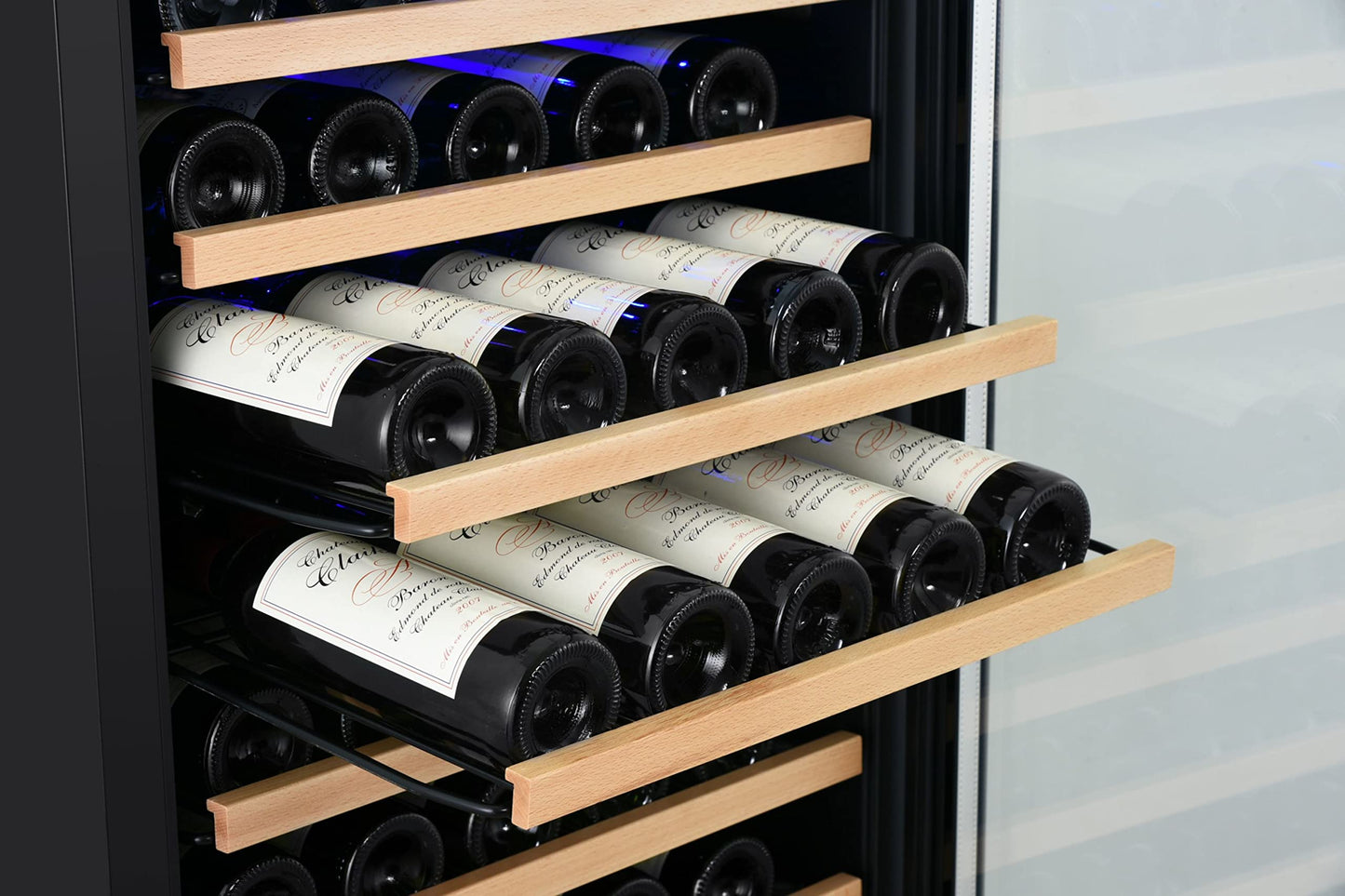 EdgeStar CWR1662SZDUAL 48 Inch Wide 302 Bottle Capacity Built-In or Free Standing Wine Cooler - Stainless Steel