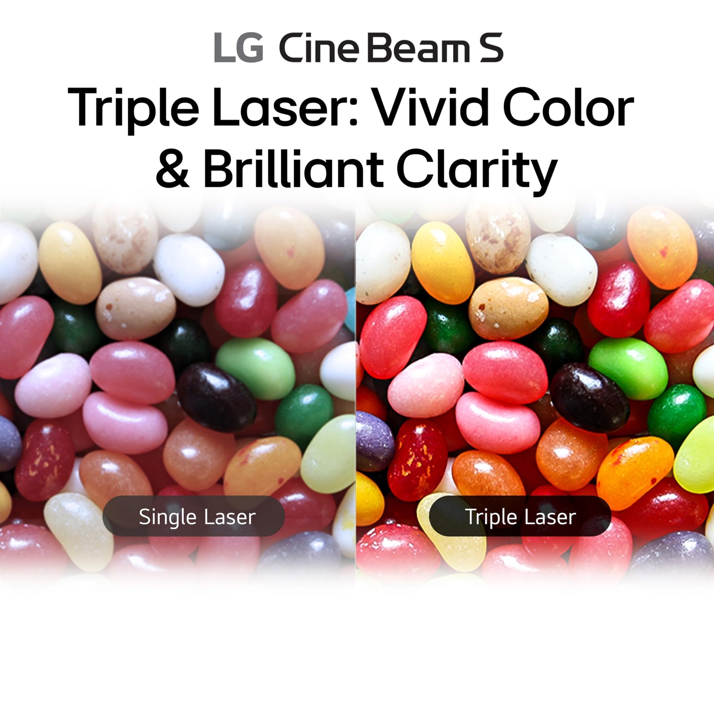 LG CineBeam S PU615U 4K UHD Ultra Short Throw Smart Projector, Auto Screen Adjustment, up to 100” Projection, up to DCI-P3 154%, 450,000:1 Contrast, Speakers with Dolby Atmos, HDR10, HDMI, USB, HID