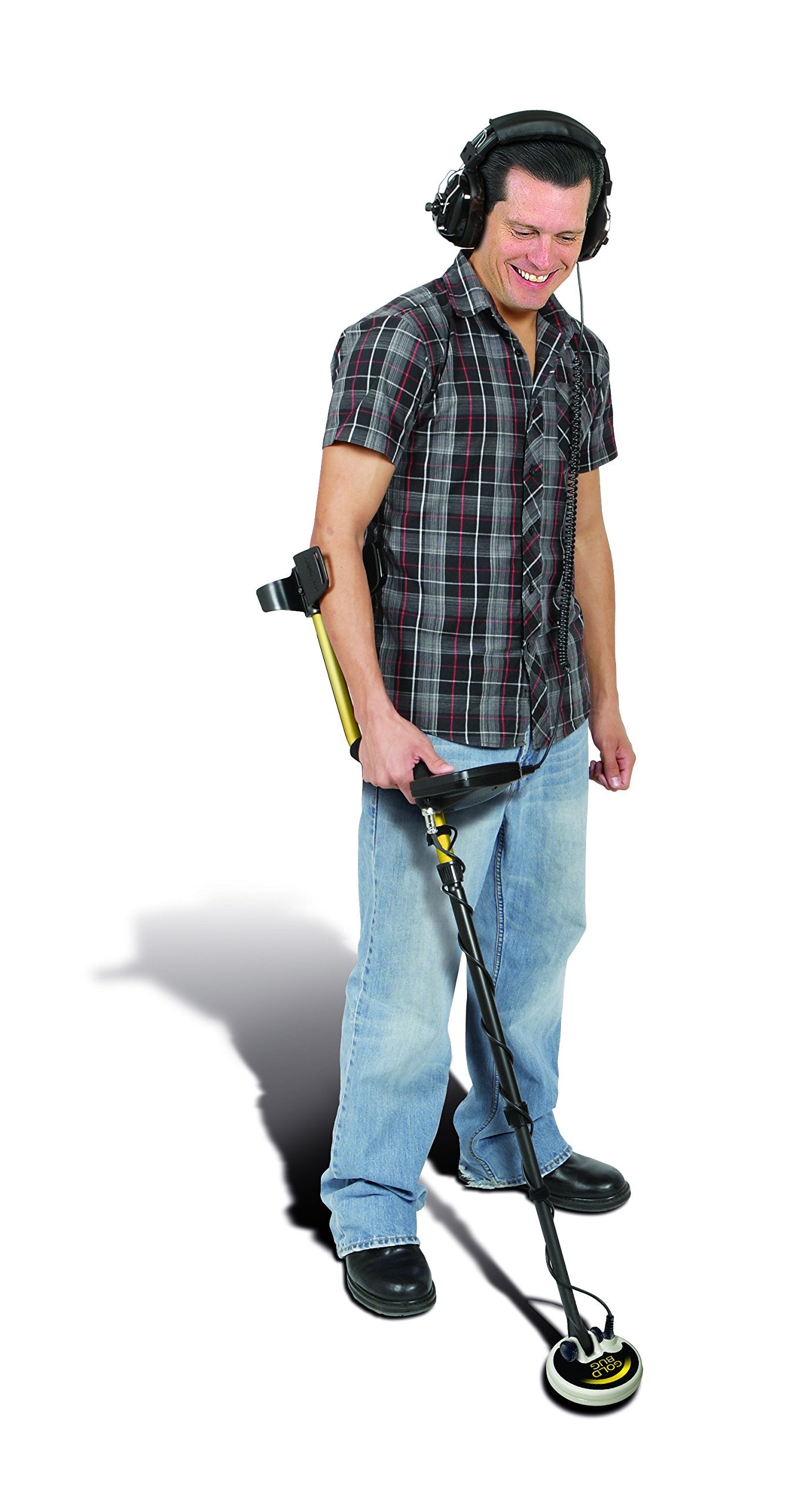 Fisher Labs Gold Bug Pro Metal Detector, Black (GOLDBUG-PRO) - Finds Small Gold Nuggets, Variable Breakpoint Tone Discrimination, Real-Time Ground Balancing, Lightweight, 19kHz Frequency