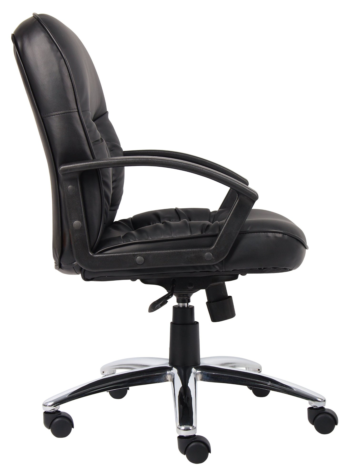 BOSS Office Products Chairs Executive Seating, 28.5 inches x 27 inches x 38.5 inches, Black