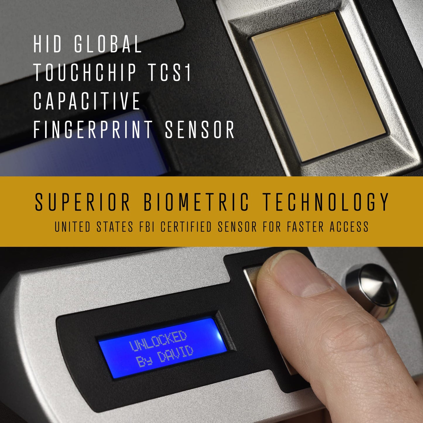 Verifi Smart Safe S4800 Biometric Safe with FBI Certified Fingerprint Sensor