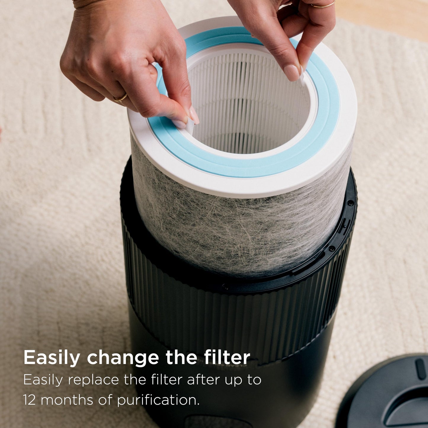 Shark Air Purifier for Home, Office, and Bedroom, Clean Sense Technology, HEPA Air Filter, 1200 Sq Ft, Captures 99.98% of Particles, Pet Dander, Pollutants, Dust, Smoke, Allergens & Smells, HP202