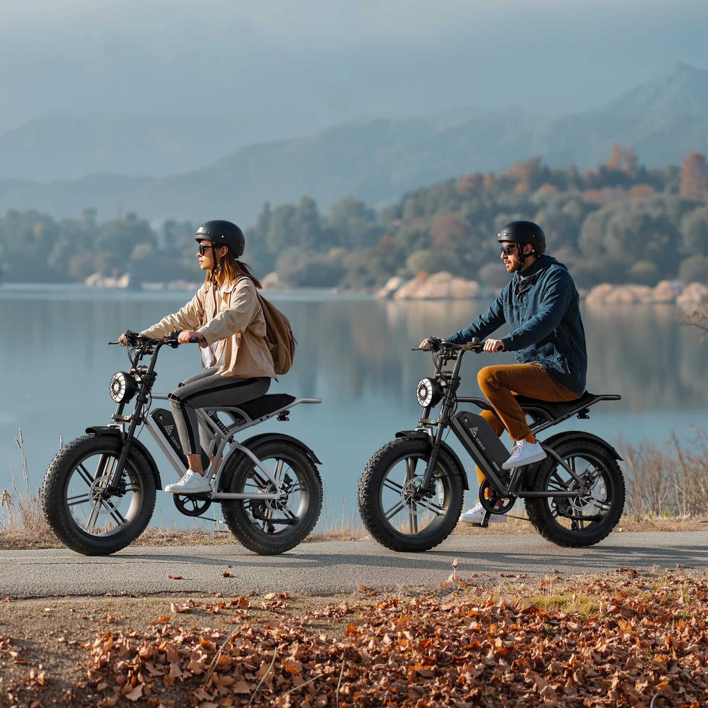TST Electric Bike for Adults 1500W Peak 20" Fat Tire All- Terrain E-Bike 60 Miles Electric Dirt Bike - 48V 15 AH Battery Tested to Safety Tested to UL 2849 Powered Electric Bicycle