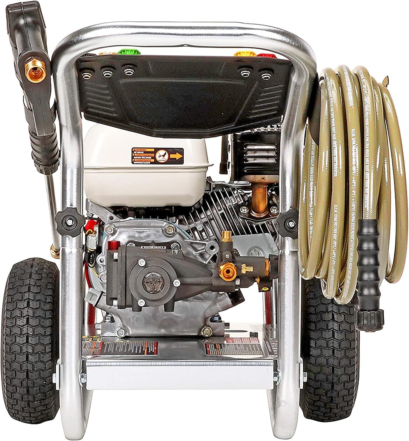 Simpson 3600 PSI Gas Pressure Washer, 2.5 GPM Commercial Power Washer, Cold Water, Honda GX200 Engine, 35' Hose, Aluminum Series, 49-State Compliant (ALH3425)