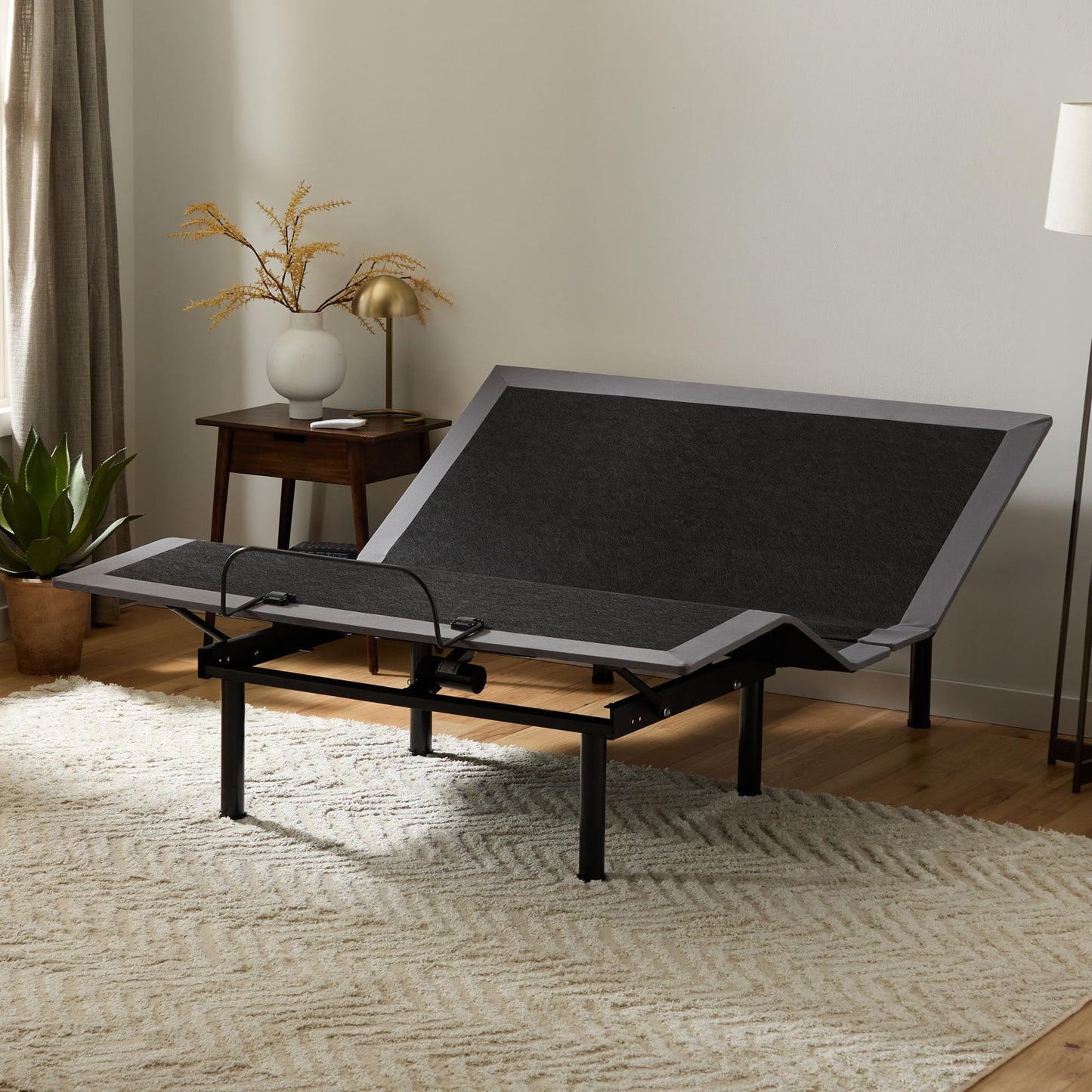 Lucid® L150 Adjustable Bed Frame – Head & Foot – Wireless Remote, Full