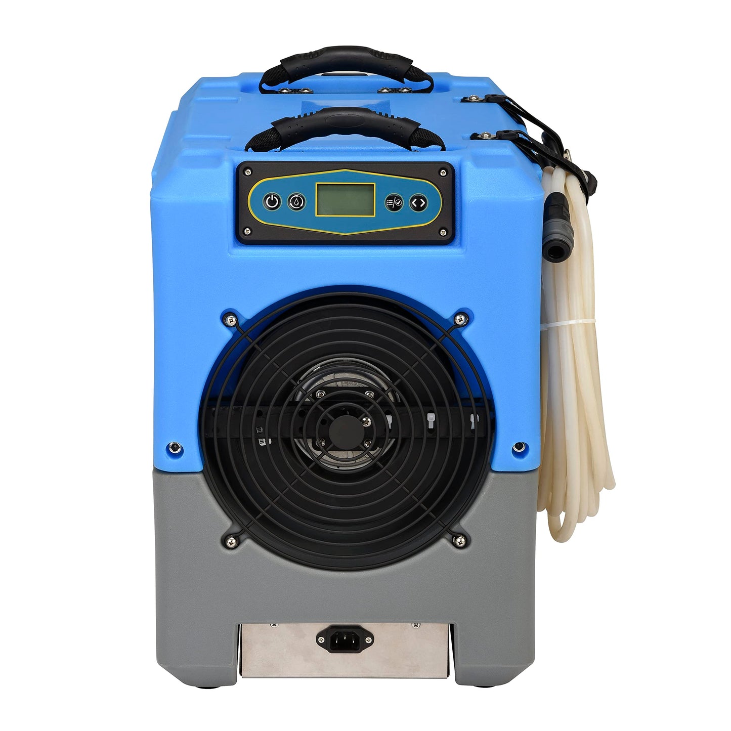 BlueDri 150PPD Low Grain Refrigerant (LGR) Compact Portable Commercial Dehumidifier Industrial Water Damage Equipment for Home and Basements, DH76, Blue