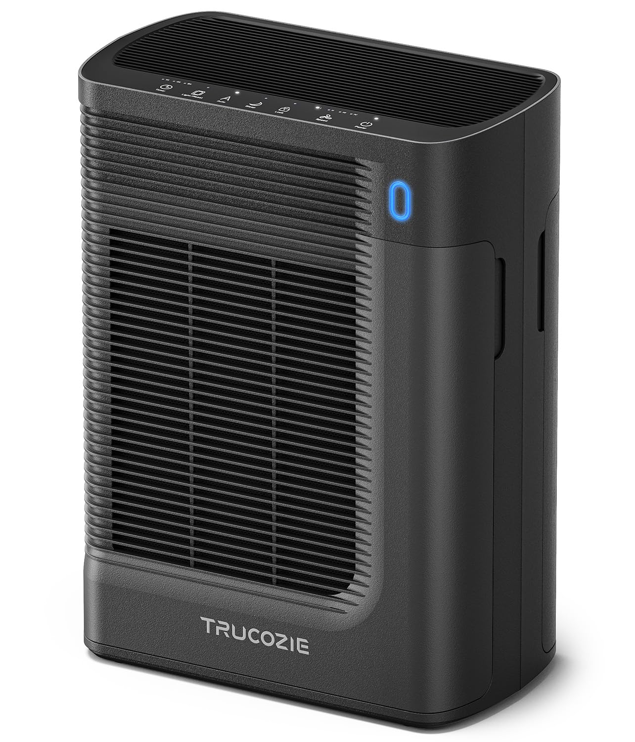 T356 New Black Air Purifier for Home Large Room Bedroom Up to 1937 Ft² in 1 Hr With Double-sided Air Inlet, Air Quality and Light Sensors, HEPA Sleep Mode for Allergies, Dust, Smoke, Pet Hair