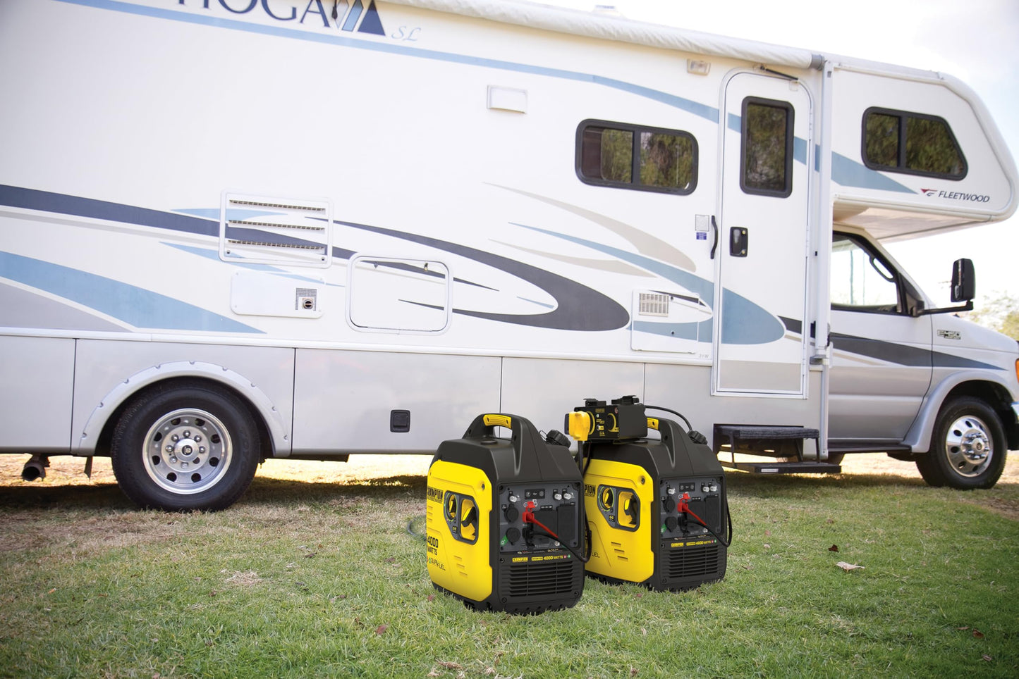 Champion Power Equipment 4000-Watt Dual Fuel RV Ready Portable Inverter Generator with Quiet Technology and Free 3-Year Warranty