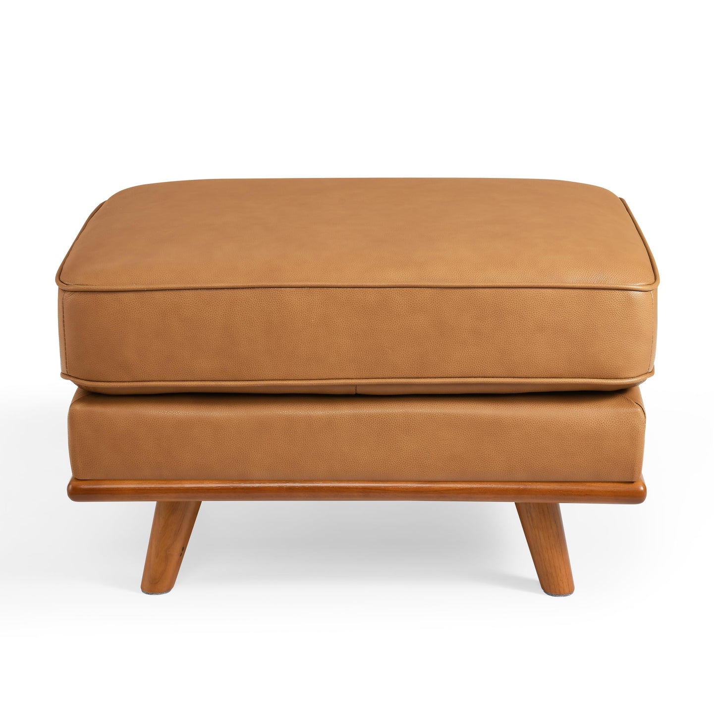 Valencia Artisan Ottoman Italian Nappa 11000 Top Grain Leather, Perfect Balance of Support and Comfort, Clean Lines, Sleek Finishes, and Thoughtfully Curated Details