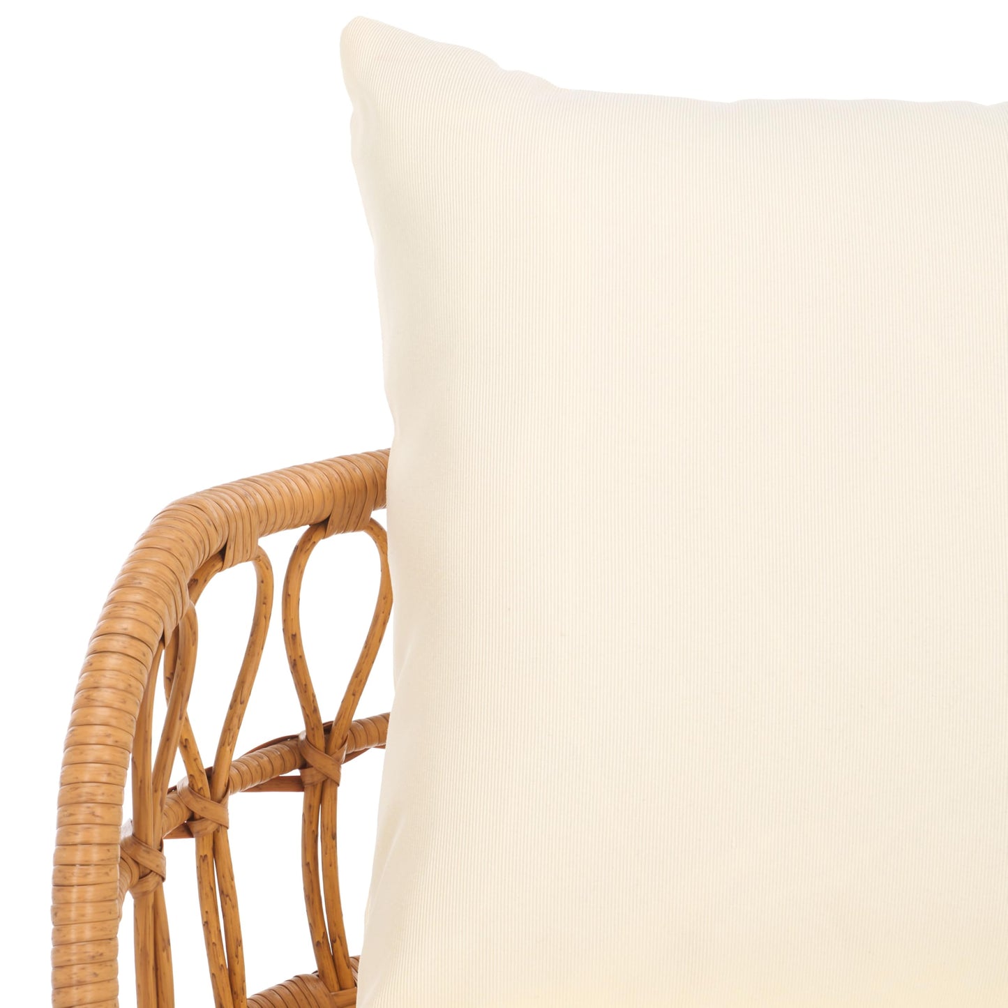 SAFAVIEH Outdoor Collection Colby Natural/Beige 3-Piece Patio Set