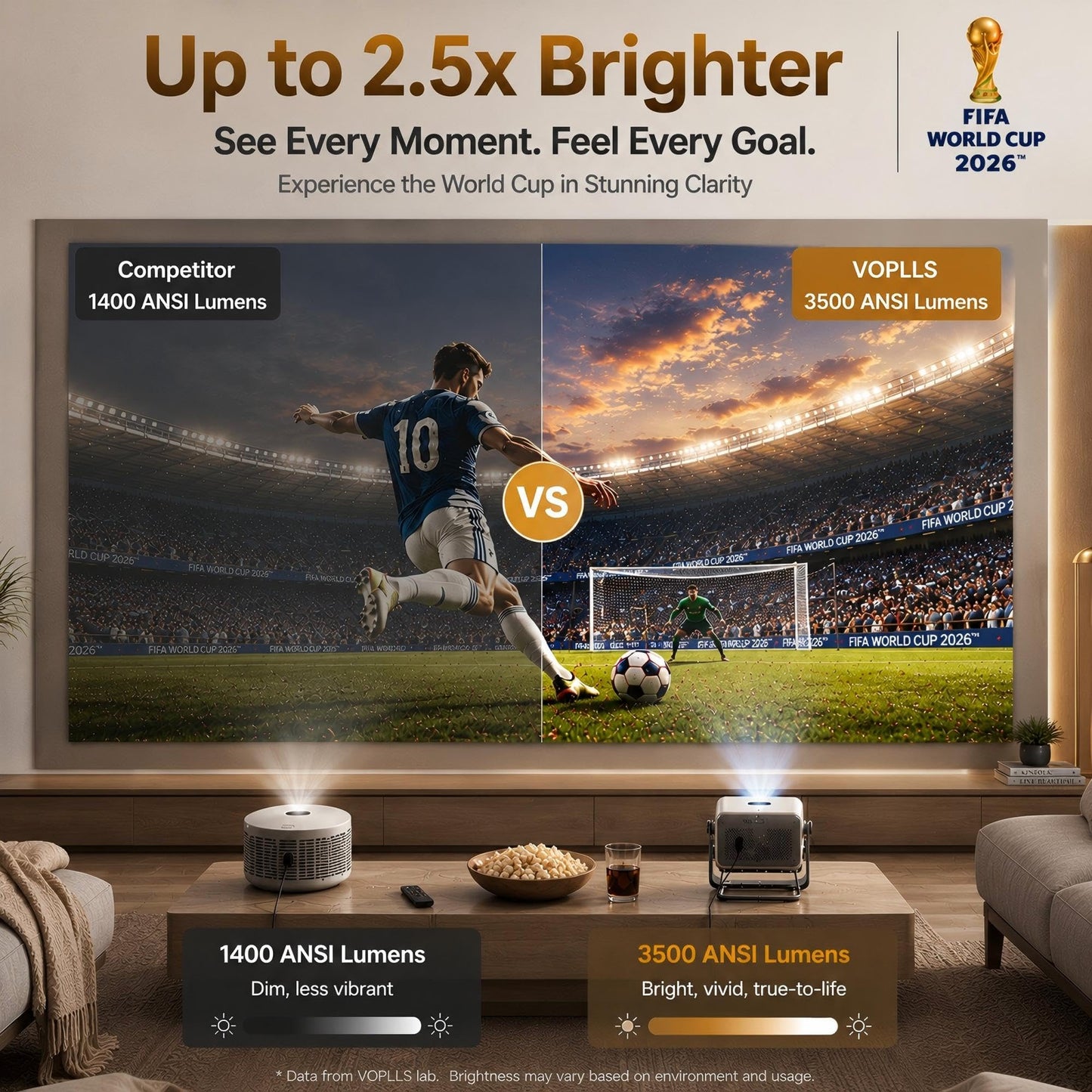 [4000 ANSI & Now with Netflix] 4K Projector with WiFi and Bluetooth for Display Booths, Auto Focus Keystone Smart Projector , Voplls Mini Projector with Adjustable Stand for Home Bedroom (Silver Grey）