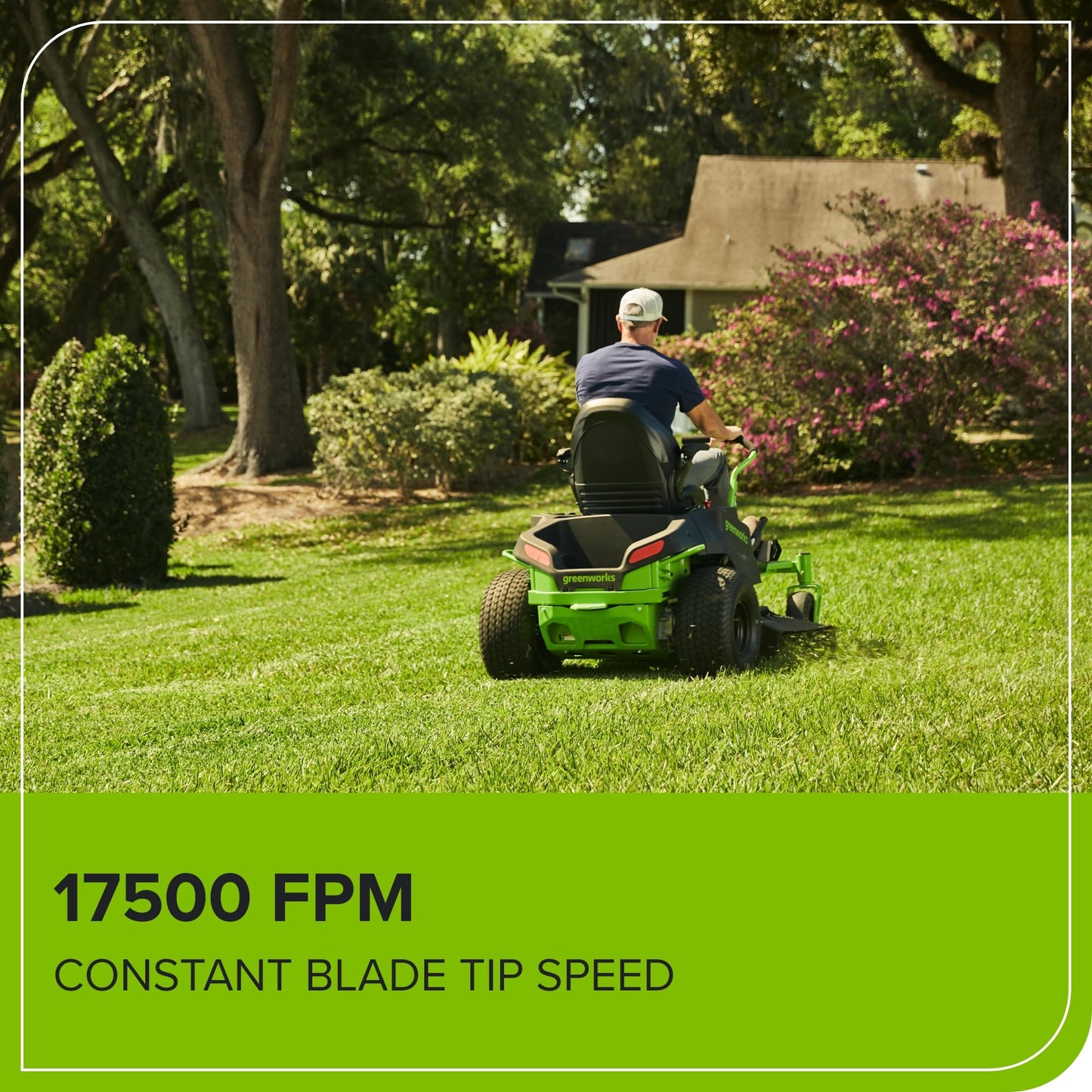 Greenworks 60V 42" Electric CrossoverZ Zero Turn Lawn Mower, (4) 8.0Ah Batteries and 600W Charger