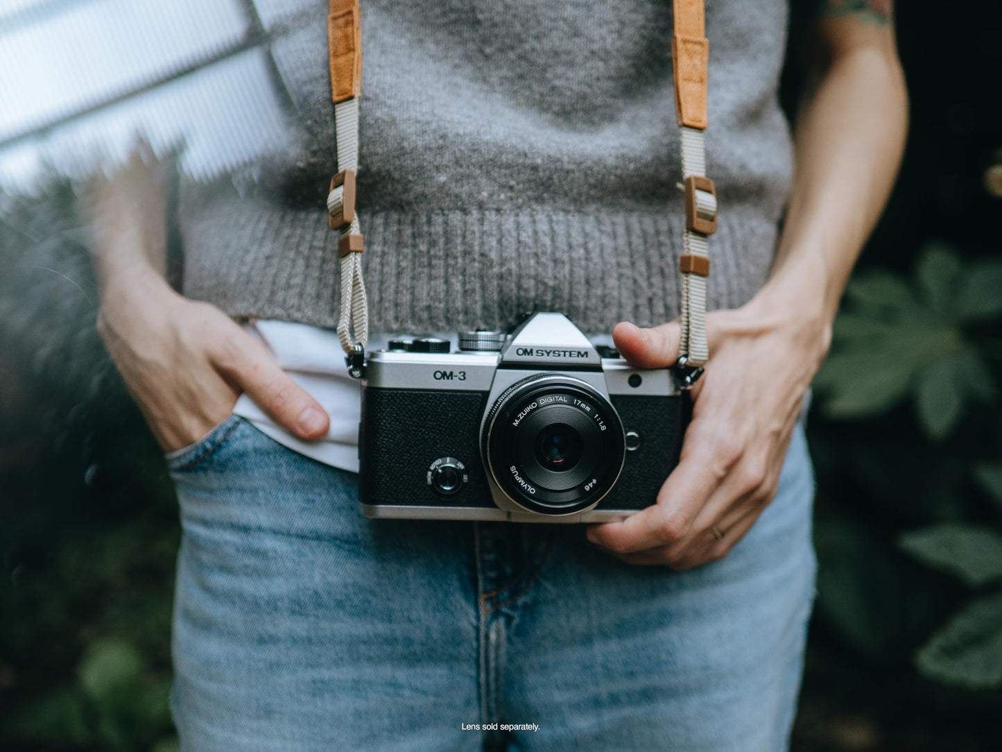 OM SYSTEM Olympus OM-3 Silver Micro Four Thirds System Camera Travel Camera Weather Sealed Design 5-Axis Image Stabilization