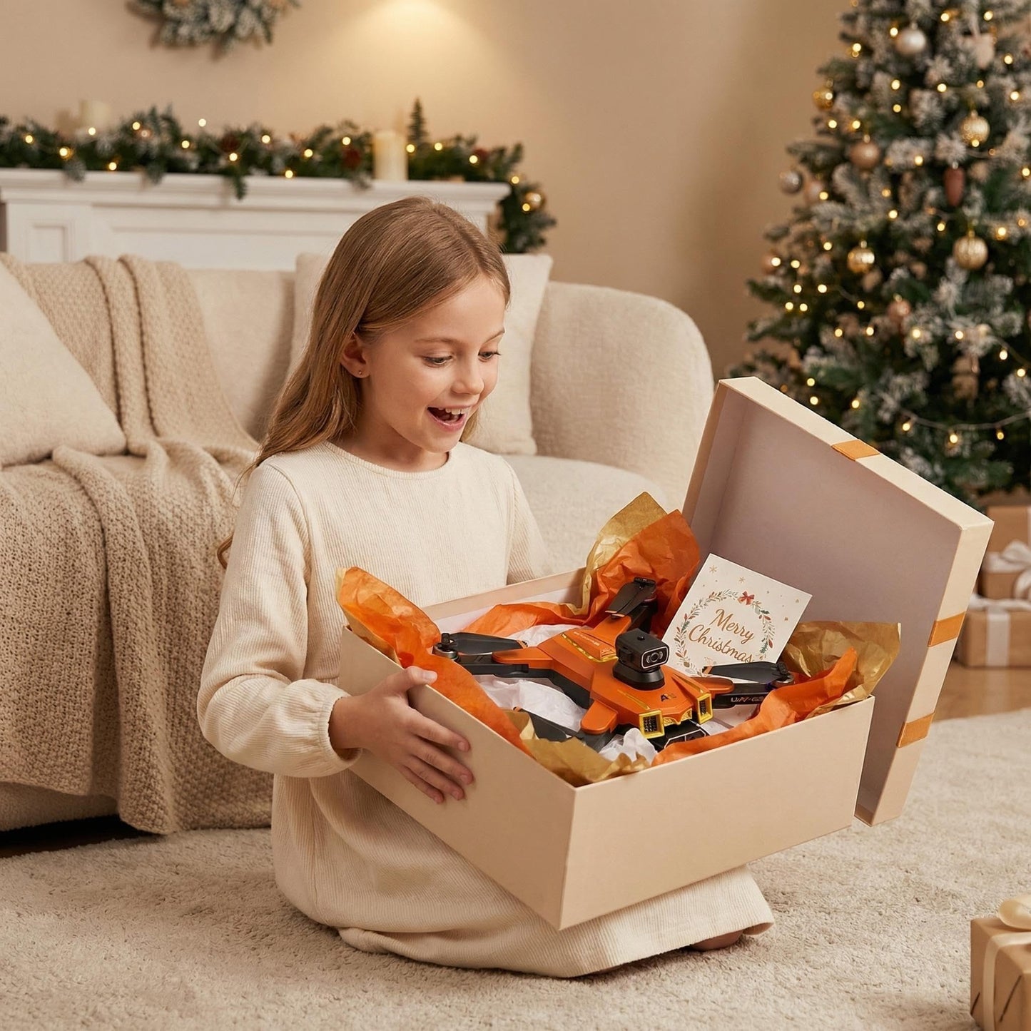 Drone with camera for kids, drones for Kids 8-12 with camera & dynamic racing LED lights, 5.6" Built-In FPV Screen, Dual Batteries, Perfect Holiday & Birthday Gift, Indoor & Outdoor Quadcopter Toy