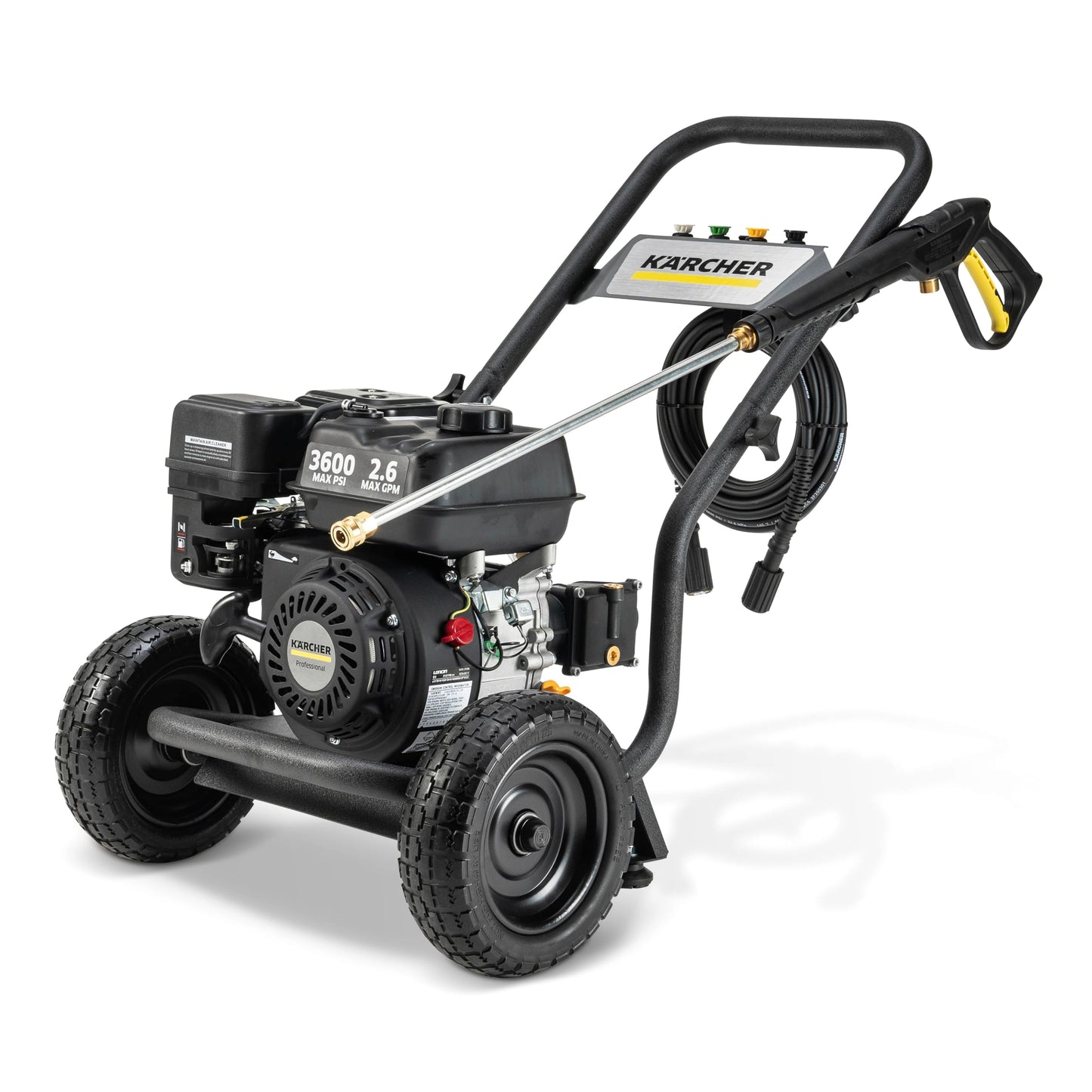 Kärcher G 3600 P Gas Pressure Washer 3600 PSI, 2.6 GPM, Triplex/Crankshaft Pump, Maximum Power for Your Toughest Cleaning Challenges
