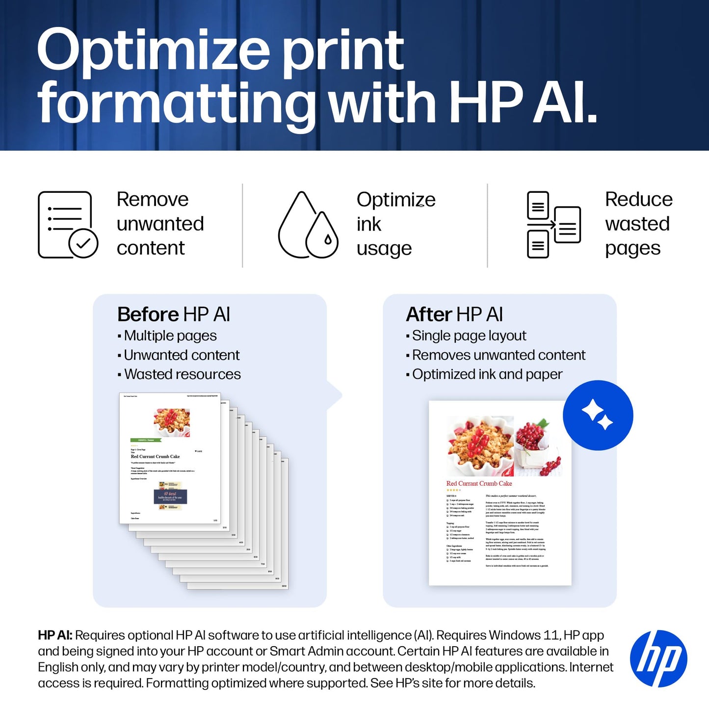HP Smart Tank 7603 Wireless All-in-One Ink Tank Printer, Scanner, Copier with up to 3 Years of Ink Included, Best-for-Home Office, Cartridge-Free Refillable, AI-Capable (9B5D1A)