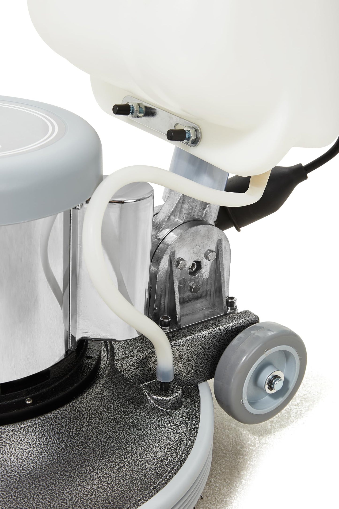 17" Heavy-duty Multi-Functional Floor Buffer Polisher Machine - Clean, Buff, Scrubb and Polish with Ease! Ideal for Carpets Too! Includes Optional Solution Tank, 2 Brushes and 3 Scouring Pads