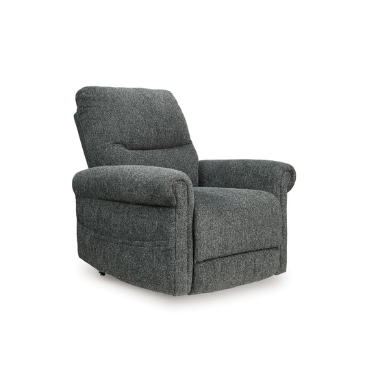 Signature Design by Ashley Aureta Recliner Chair, Power Lift with Heat and Massage, Easy‑Clean Next‑Gen Nuvella Upholstery, One‑Touch Control for Living Room Comfort
