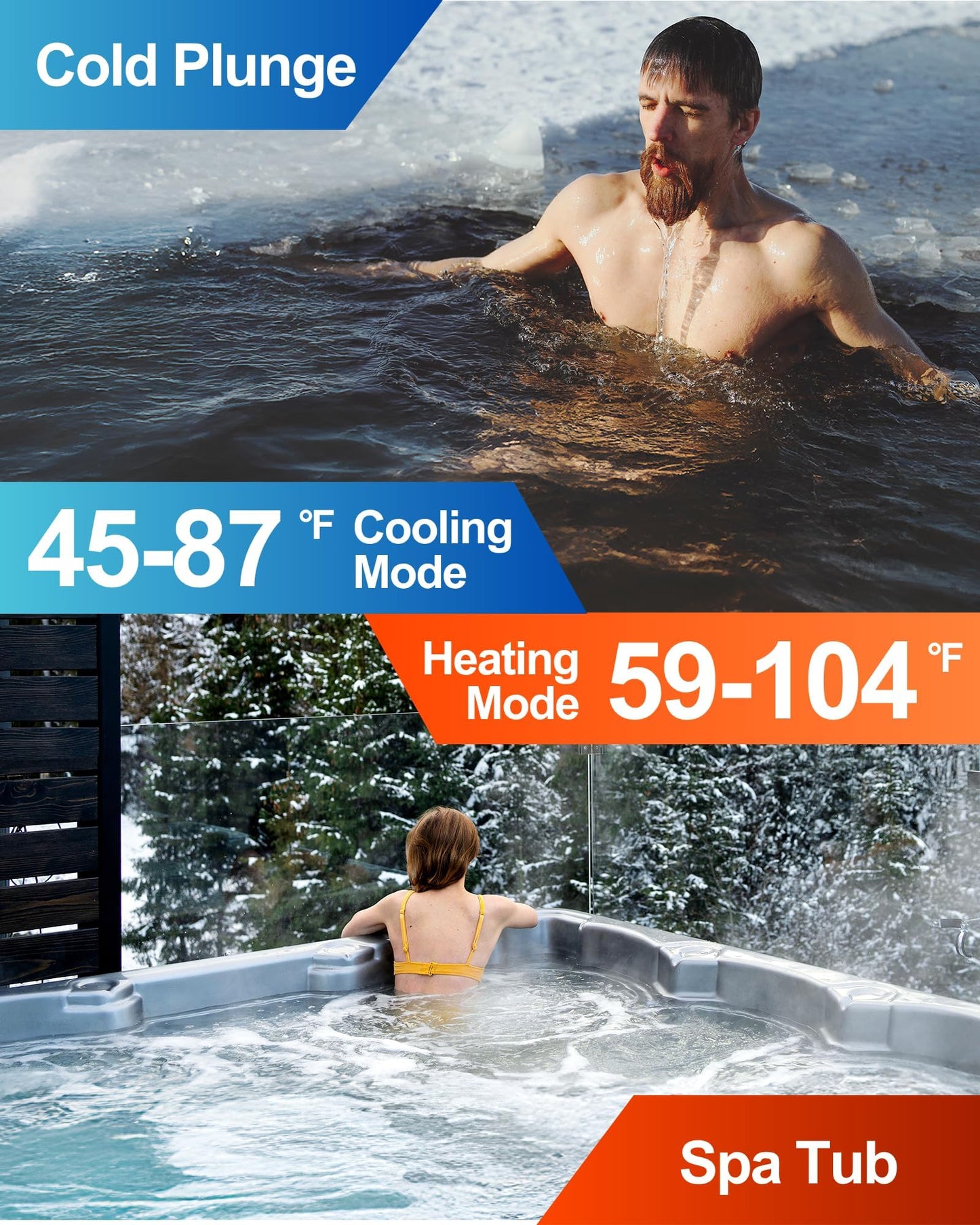 VARMINPOOL 40000BTU Smart Electric Pool Heater for In and Above Ground Pool up to 12,000 Gals, Pool Heat Pump with Schedule Function and Control via APP, Titanium Heat Exchanger, 240V