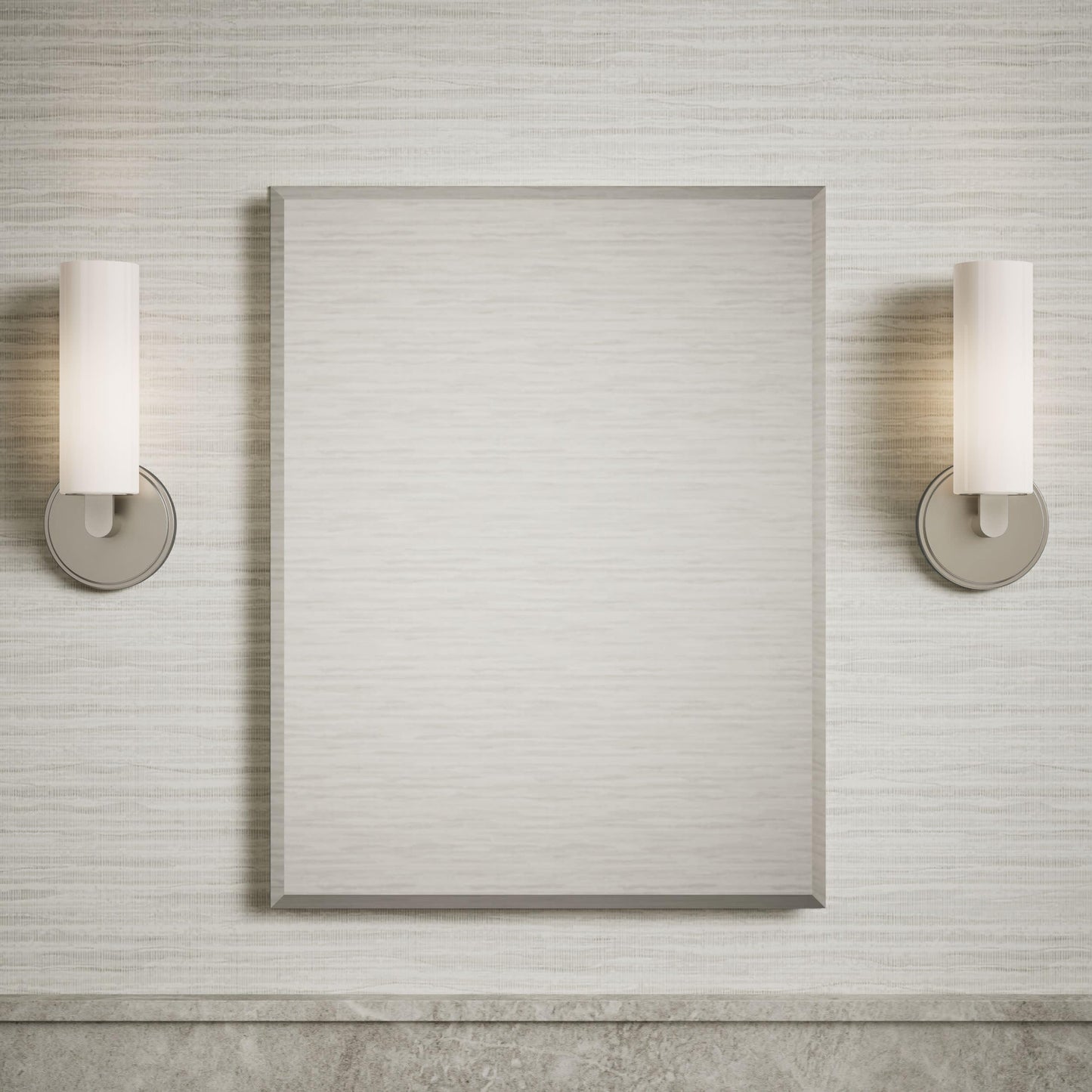 Kohler CB-CLC2026FS Frameless Bathroom Mirror Medicine Cabinet, Single Door, Rectangular Beveled Edge Frame, Bathroom Cabinet Mirror, Adjustable Shelves, 20 in. W x 26 in. H