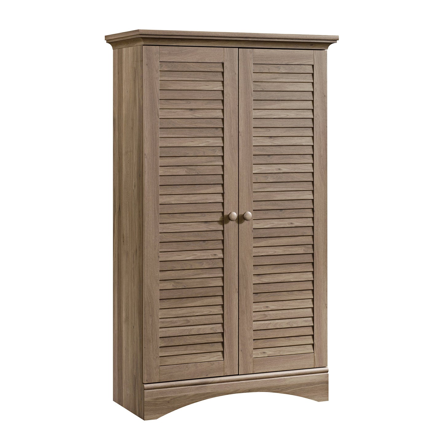 Sauder Harbor View Storage Cabinet/ Pantry Cabinet, Salt Oak finish