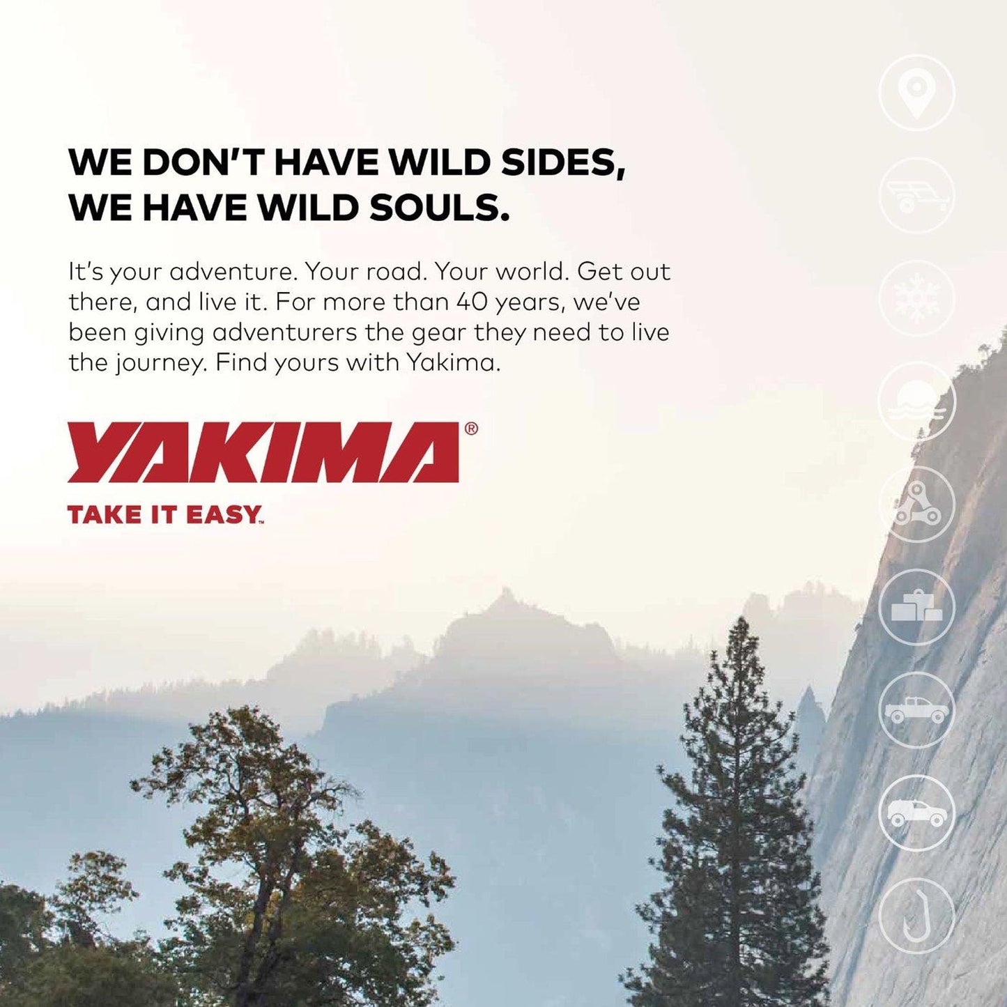 Yakima OffGrid Large Premium Cargo Basket Roof Rack with Quick Release Mounting System and Removable Fairing and Accessory Bars, Black