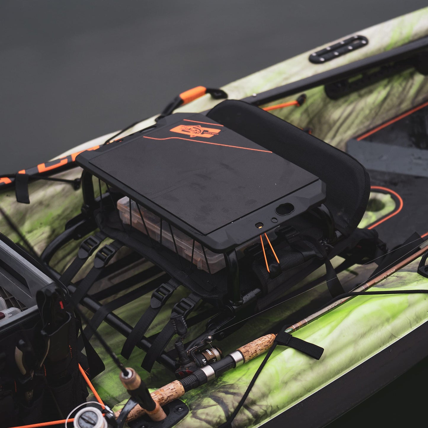 Pelican Catch Mode 110 Fishing Kayak - Premium Angler Kayak with Lawnchair seat - 10.5 Ft., Venom