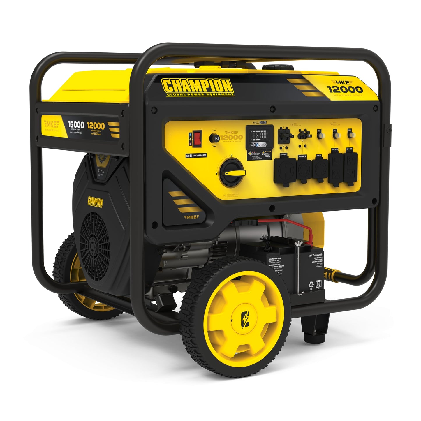 Champion Power Equipment 15,000-Watt MKE Series Portable Generator with Electric Start and Free 3-Year Warranty