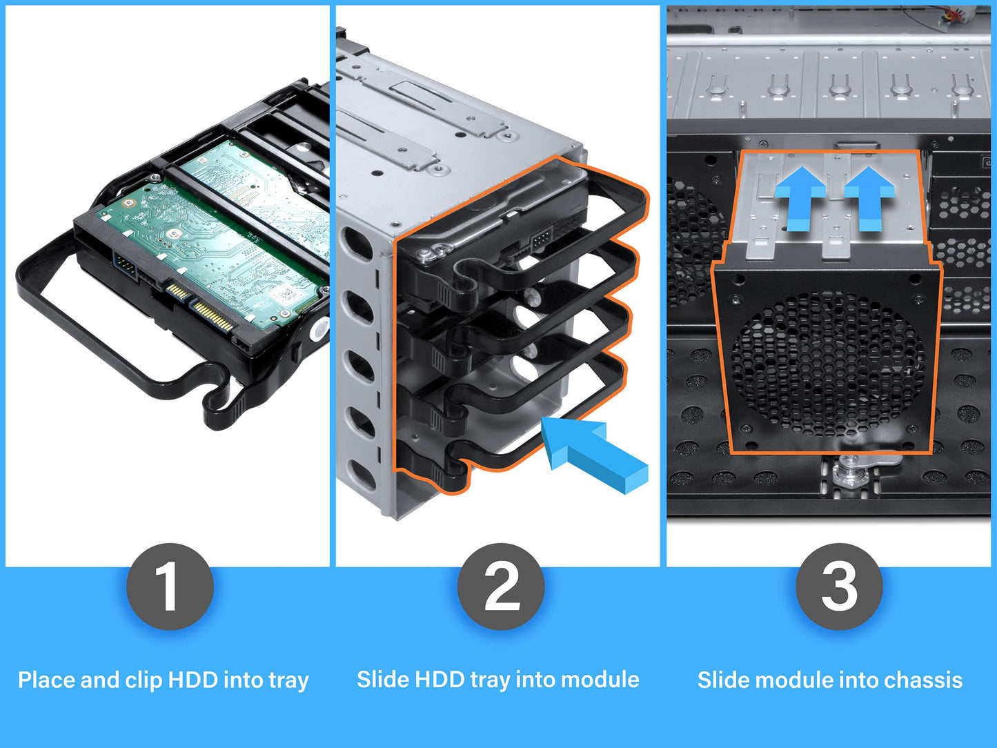 Rosewill 4U Server Chassis Rackmount Case | 8 x 3.5 HDD Bays + 3 x 5.25 Devices | ATX, CEB Compatible | 2 x Front 120mm PWM Fans + 2 x Rear 80mm Fans | 2 x USB 3.0 | Front Panel Lock | RSV-R4000U