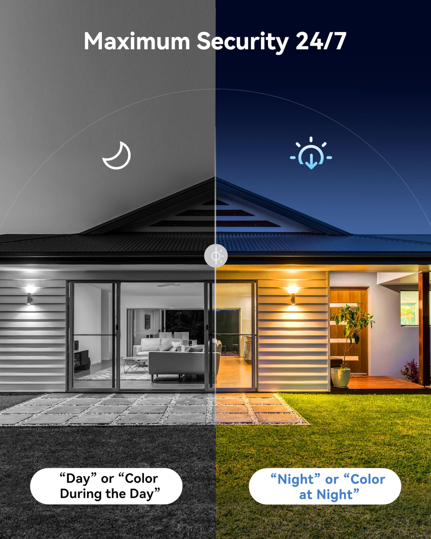 Swann MaxRanger4K™ Solar Wireless Security Camera System, 2-Pack 4K Cameras, Longest Range Wi-Fi HaLow™ up to 2000ft, Built-in Solar Panels, Local Storage, No Monthly Fees