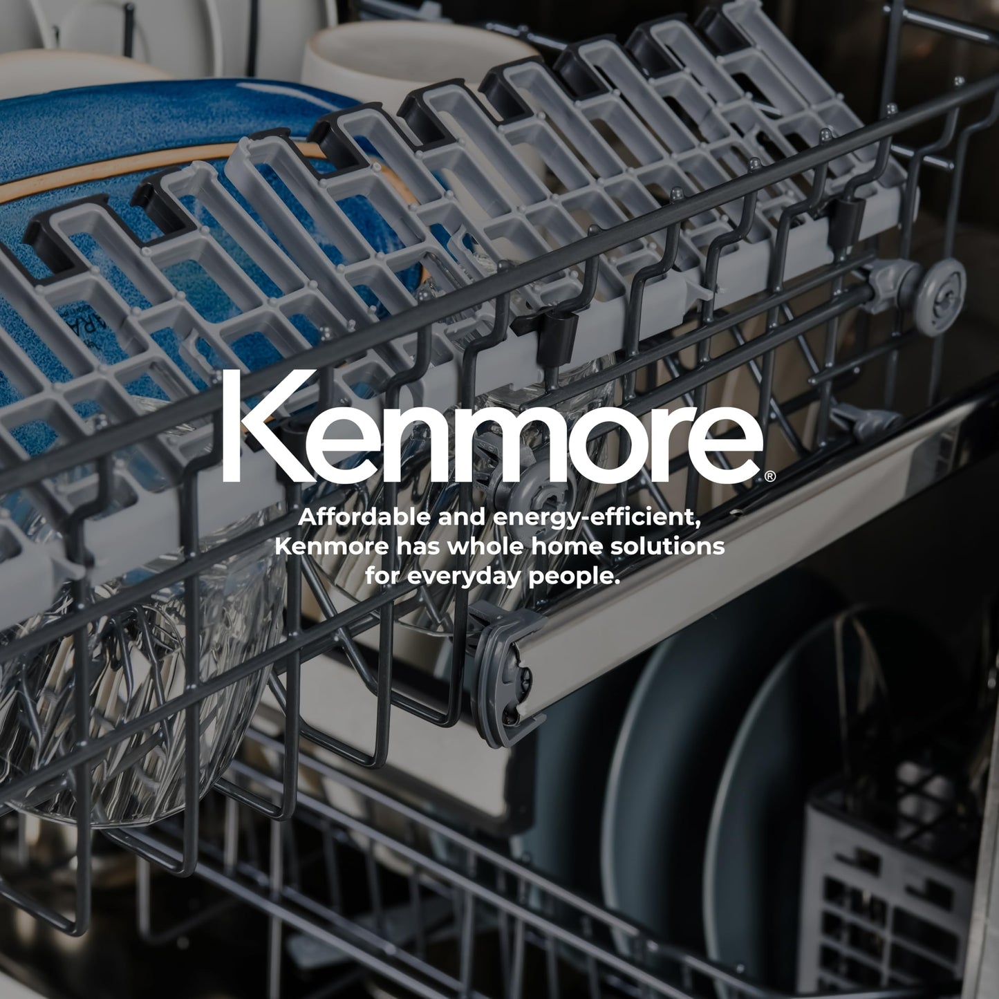 Kenmore 22-14589 24" Built-In Dishwasher - UltraWash, SmartWash, Sanitize Rinse, SmartDry, and Leak Detection - 14 Place Settings - 57 DBA - ENERGY STAR Certified - 24" - Black