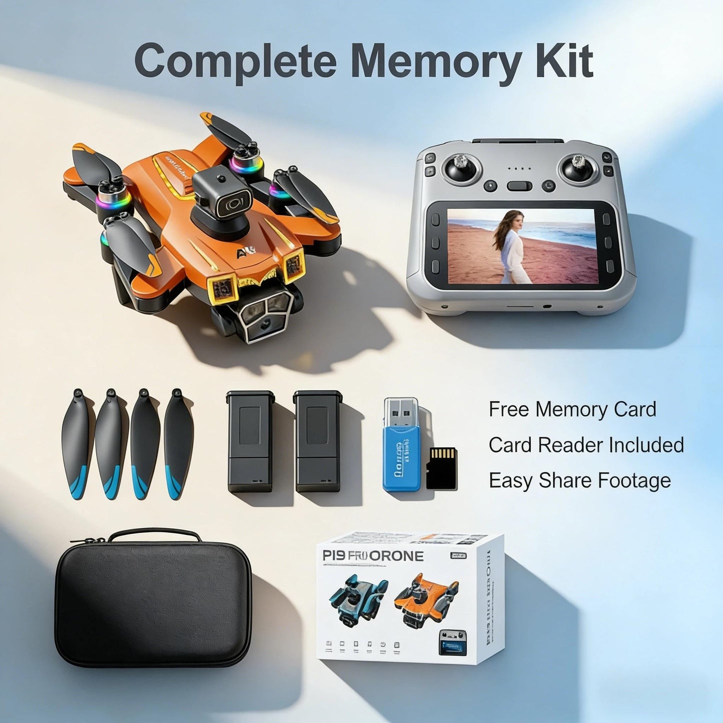 Drone with camera for kids, drones for Kids 8-12 with camera & dynamic racing LED lights, 5.6" Built-In FPV Screen, Dual Batteries, Perfect Holiday & Birthday Gift, Indoor & Outdoor Quadcopter Toy