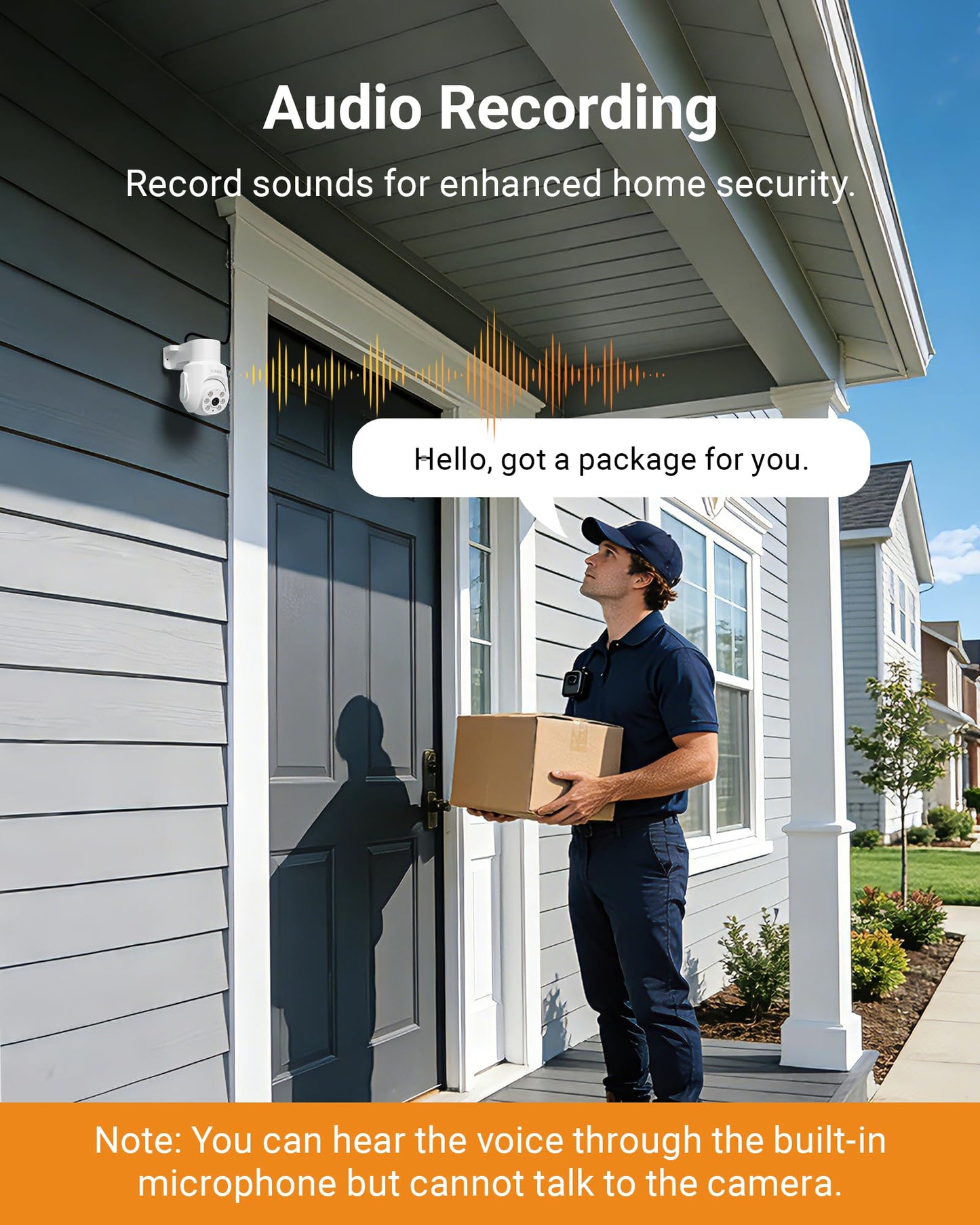 Anlapus 5MP Pan Tilt Wired Security Camera System, 8pcs 3K Outdoor Indoor Home Surveillance Cameras, Human Vehicle Detection, Night Vision, 8CH CCTV DVR with 1TB HDD for 24/7 Video & Audio Recording