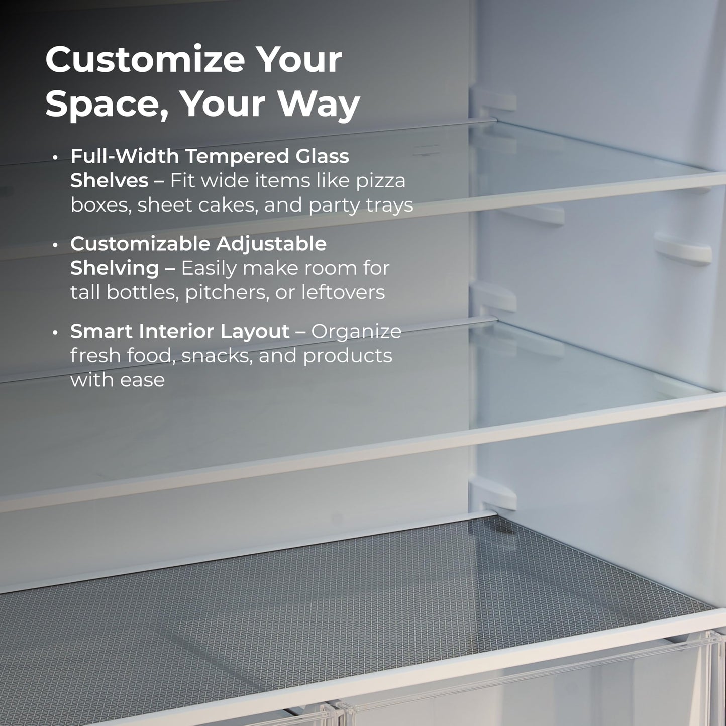 Kenmore 31" Bottom Freezer Refrigerator, Counter Depth - Ice Maker, Adjustable Shelving, Crisper Drawers, ENERGY STAR Certified, 17.8 cu. ft. Capacity, Fingerprint Resistant Stainless Steel
