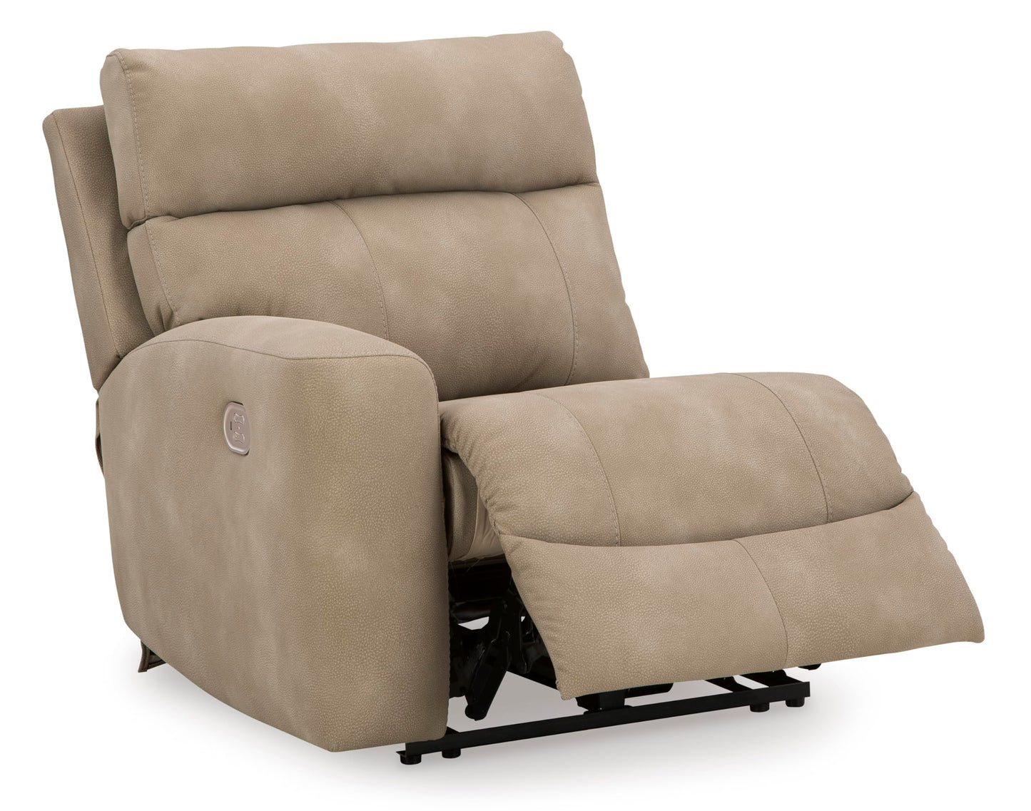 Signature Design by Ashley Next-Gen DuraPella Contemporary Faux Leather Modular Wall Hugger 3-Piece Power Reclining Sectional Sofa with Adjustable Headrest and USB Ports, Light Brown