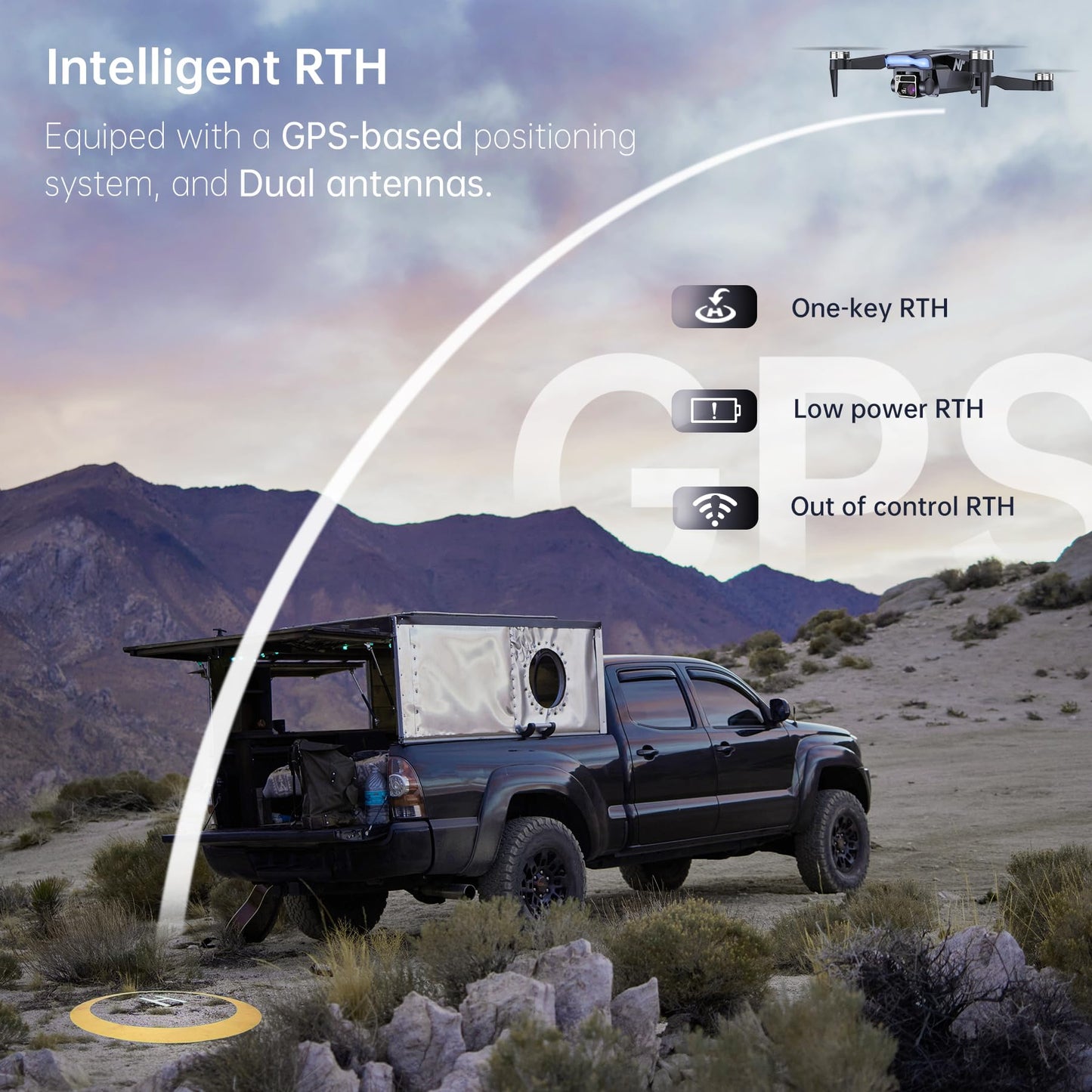 4K UHD GPS Drone with Camera for Adults N11 Pro, 90 Min 3 Battery Long Flight Time, Auto Return, Follow Me, Long Control Range, Brushless Motor, 5G FPV RC Quadcopter for Beginners