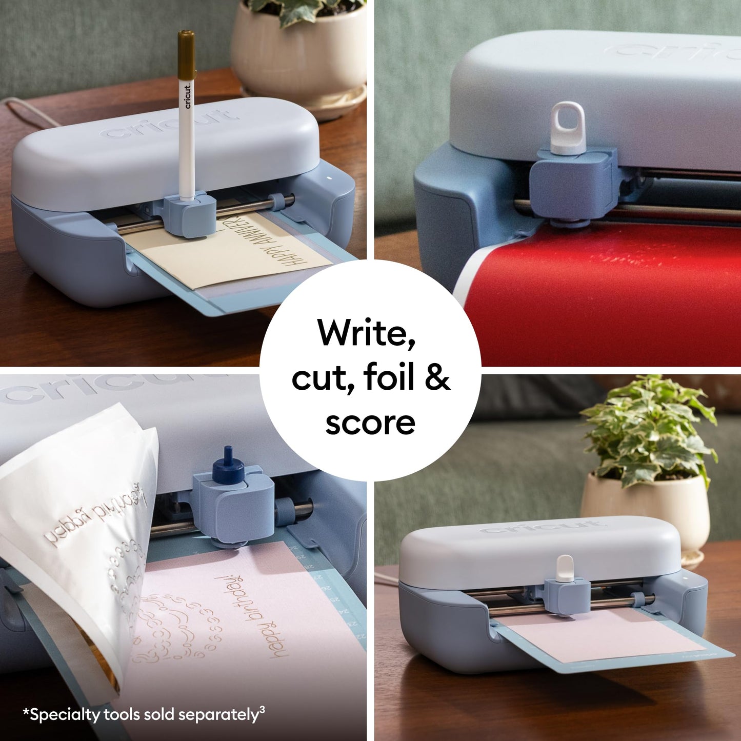 Cricut Joy™ 2 Deluxe Bundle, Coral - Ultra-Compact Cutting Machine - Perfect for Making Cards, Stickers, Labels, Decals, & More - Portable - Includes Enough Supplies for Up to 55 Projects