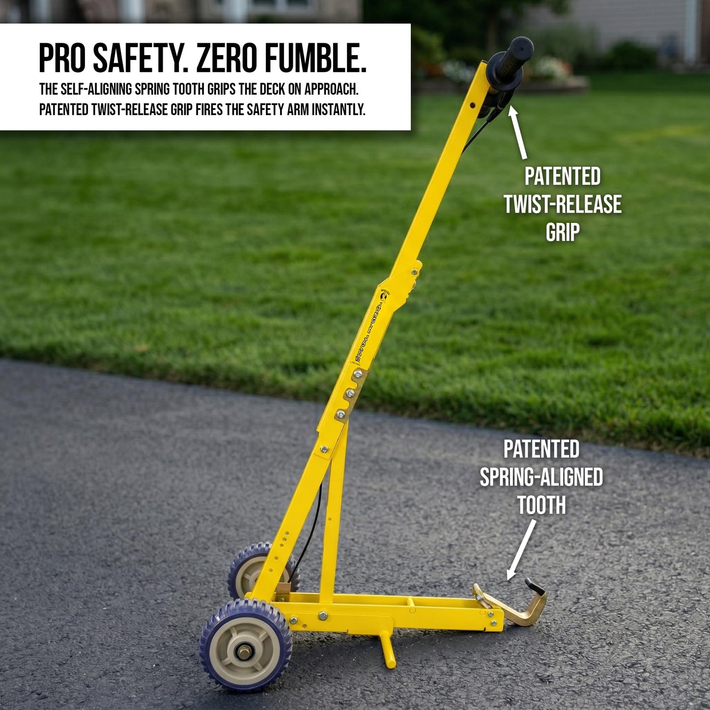 Jungle Jim's Jungle Jack V2 Mower Jack - Lift Most Mowers, Even ZTRs - 800 Pound Capacity!