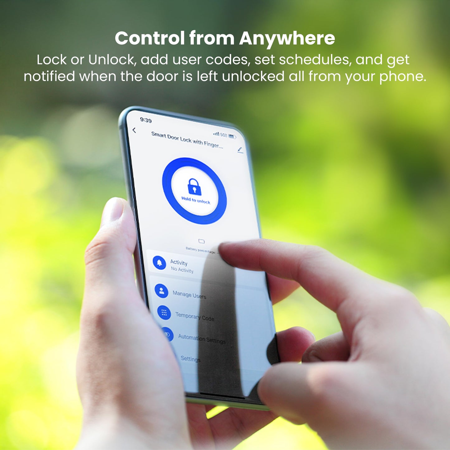 Feit Electric Smart Door Lock with HD Camera Doorbell, 1080p Video, Fingerprint & Keypad Entry, 2-Way Audio, Night Vision, App Control, Auto-Lock, 100 User Codes, USB-C Backup, Matte Black Finish