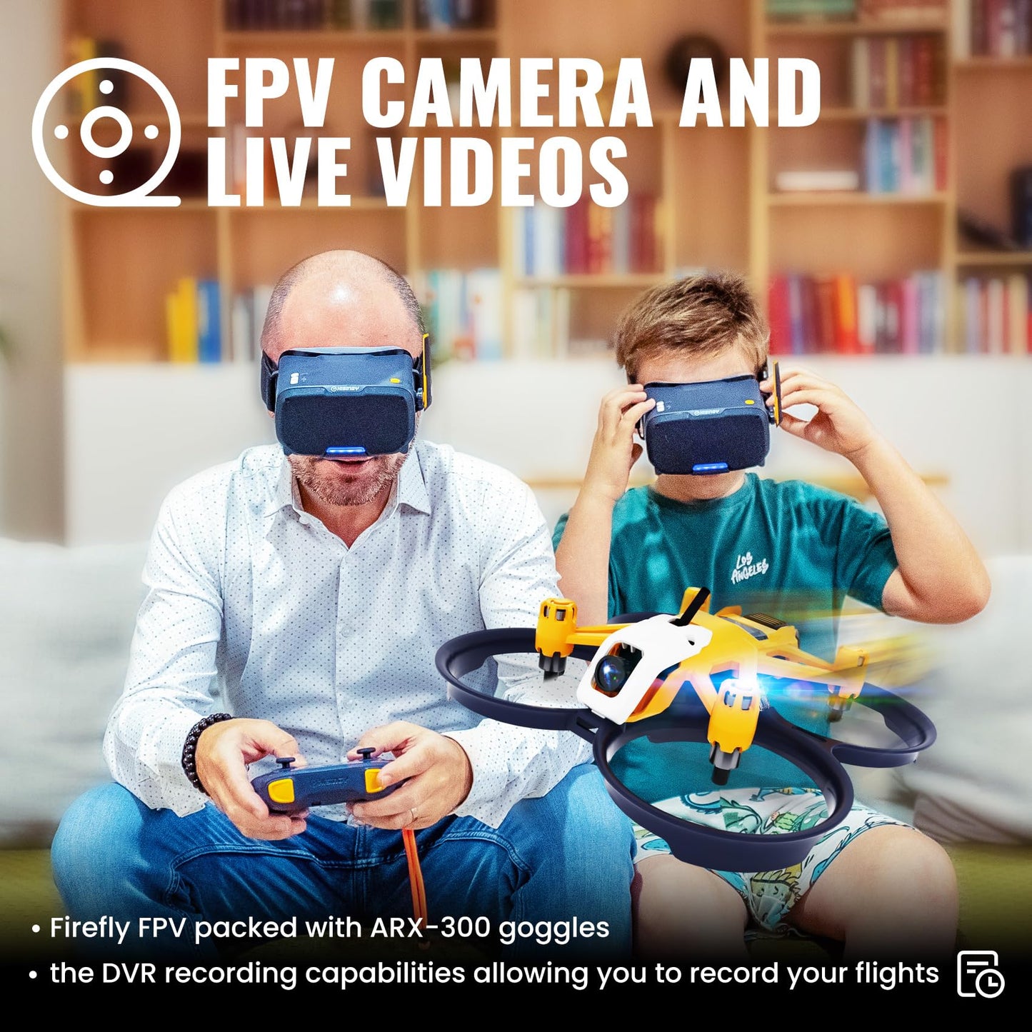 HISINGY Firefly FPV Done Kit,FPV Drone for Kids and Beginners,Micro Drone with Camera, APP Control, Altitude Hold, Video Record and Download,Kids Toys for Boys and Girls, Gift Toys for Birthdays