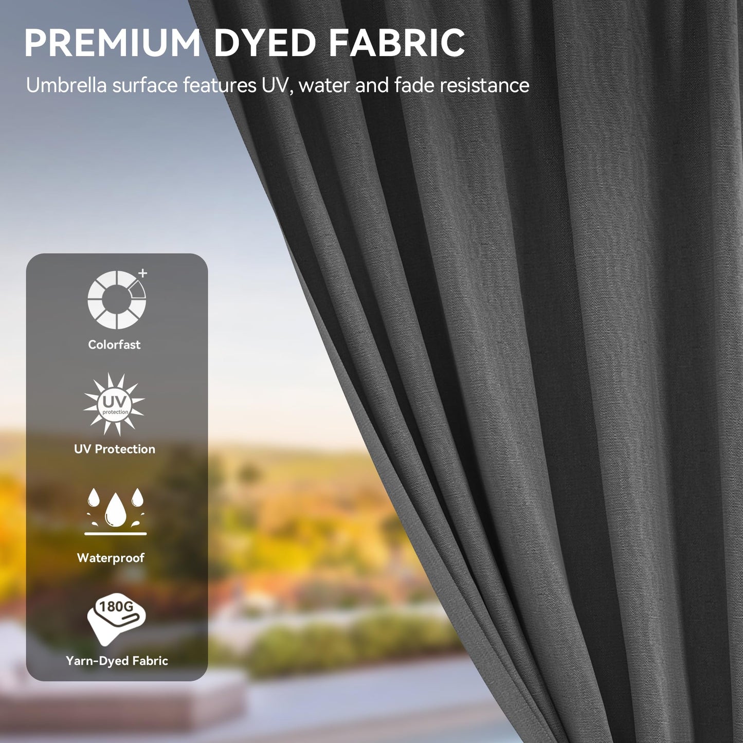 YITAHOME White Gazebo 10x12ft Hardtop Double Roof Canopy Galvanized Iron Aluminum Frame Outdoor Gazebo with Netting and Shaded Curtains Garden Tent for Patio, Backyard, Deck and Lawns, Grey Curtain