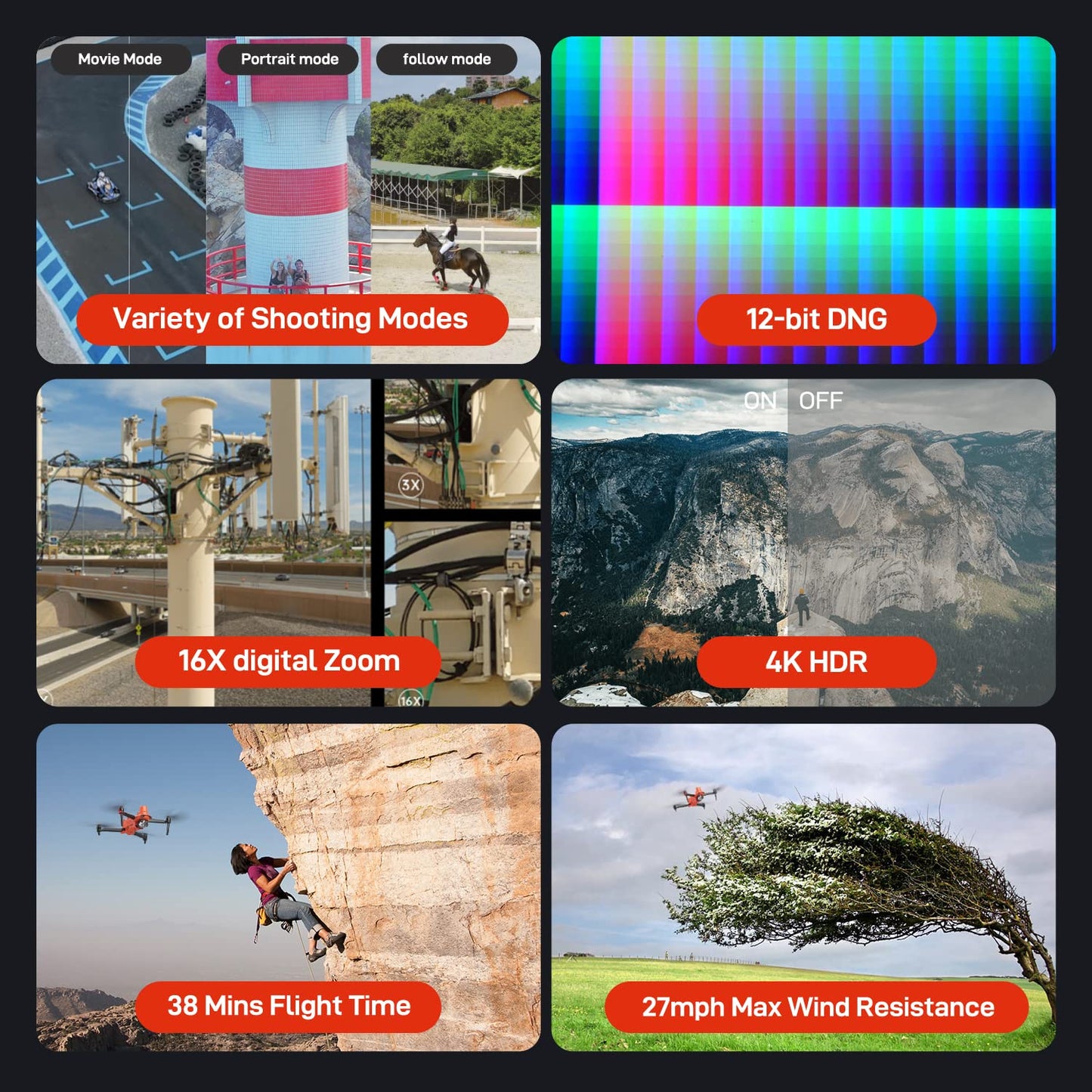 Autel Robotics EVO II PRO RTK V3, S-ony 1'' 6K/30fps HDR Video, Centimeter-Level Positioning, High-Precision GNSS Base Station, PPK Support, 20MP, SkyLink 2.0, 15KM Transmission, For Mapping