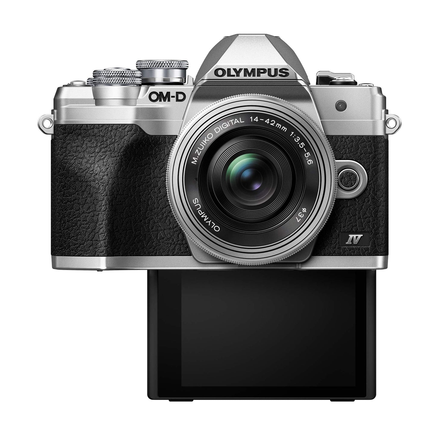 OM SYSTEM Olympus E-M10 Mark IV Black Micro Four Thirds System Camera M.Zuiko Digital ED 14-42mm F3.5-5.6 EZ kit 20MP Sensor 5-Axis Image Stabilization 4K Video Wi-Fi
