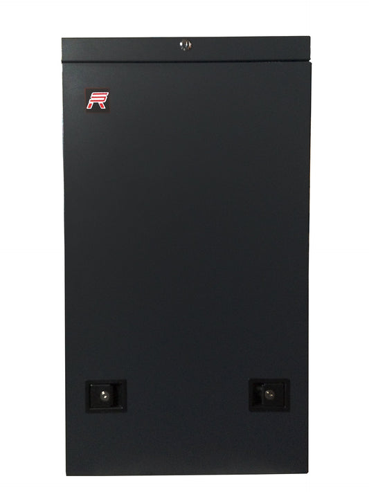6U Vertical Wall Mount Server Rack Cabinet, 19 Inch Network Enclosure, 35" Full-Length Capacity, Mesh Door, Space-Saving Rack for Switches, Routers, Patch Panels