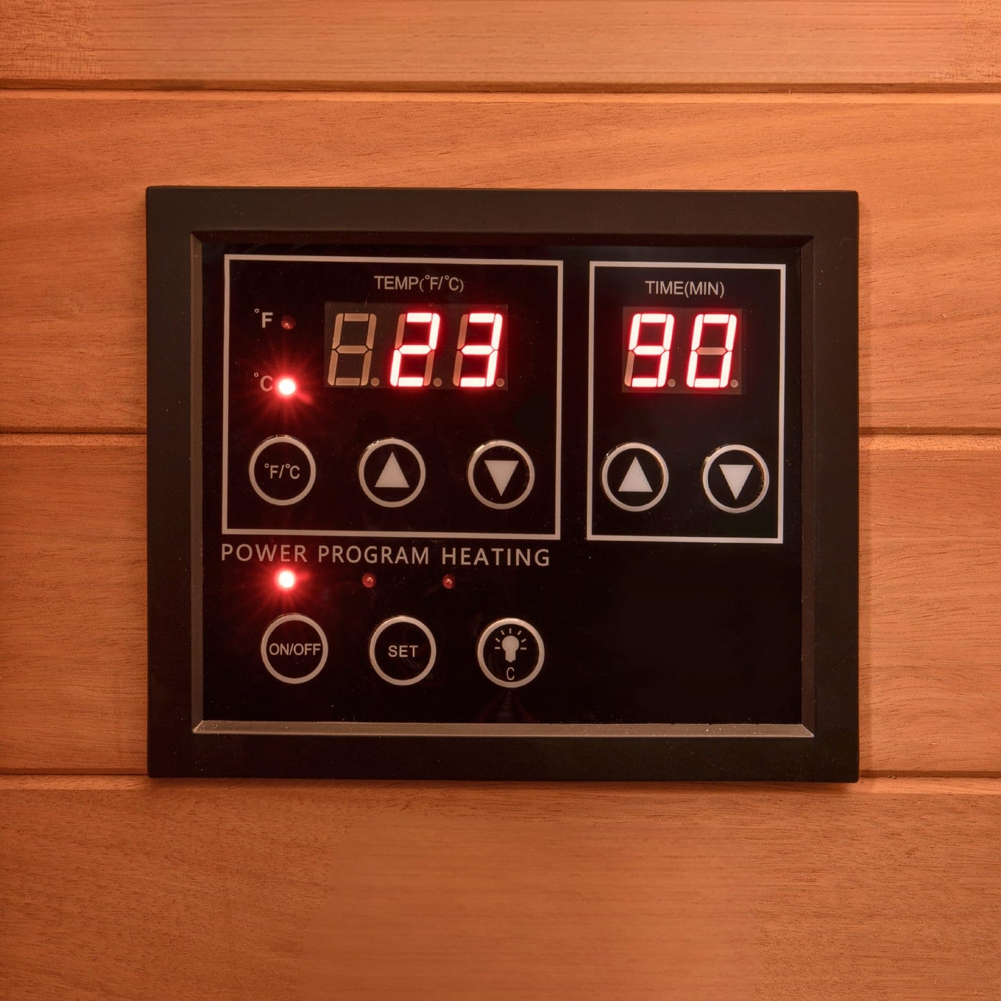 EZLIFE 1-Person Low EMF Infrared Solo Sauna with Red Light Up to 149°F Bluetooth Speakers, Interior Dimensions– 29.45”L × 31.81”W × 63.35”H