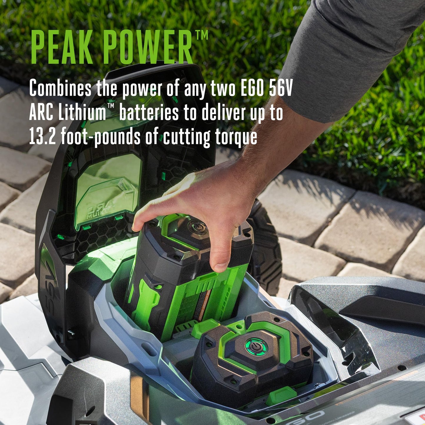 EGO Power+ Electric Lawn Mower, Self-Propelled Cordless with 30" Super Composite Deck, Battery and Charger Not Included - LM3000SP