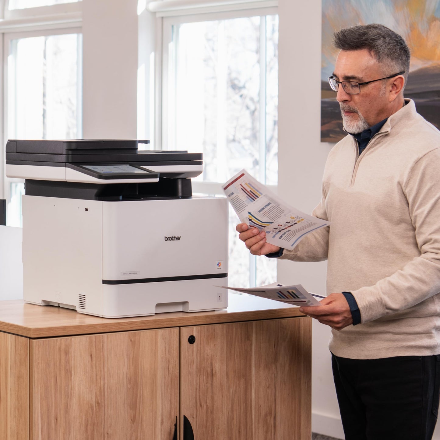 Brother MFC-L8930CDW Business Color Laser All-in-One Printer with Duplex Print, Scan, Copy, Low-Cost Printing, and Advanced Security Features