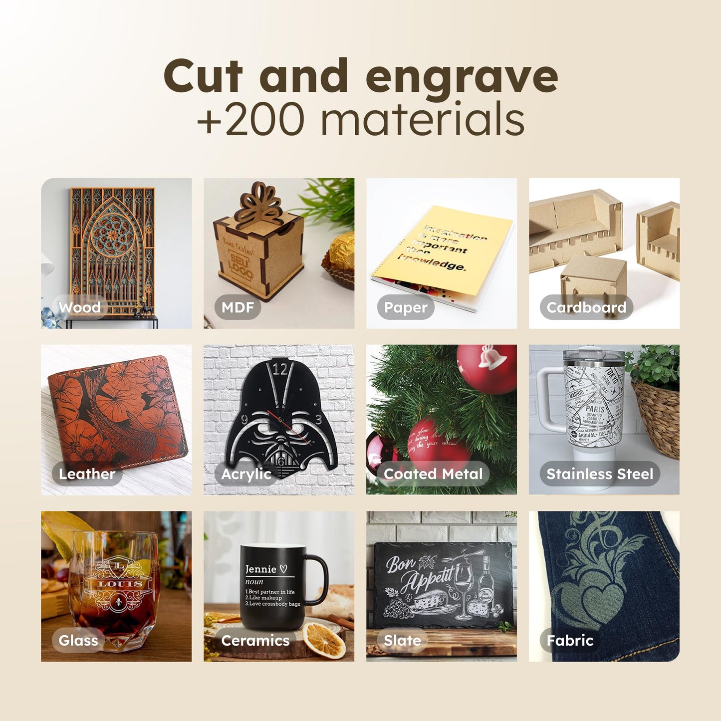 AtomStack Atelier with Enclosure - 12 Watt Diode Galvo Engraving Cutting - Ultrafast 4000mm/s - AI Camera for Batch Processing - Portable Mini Laser Engraver Laser Cutter - Personalise Wood, Leather